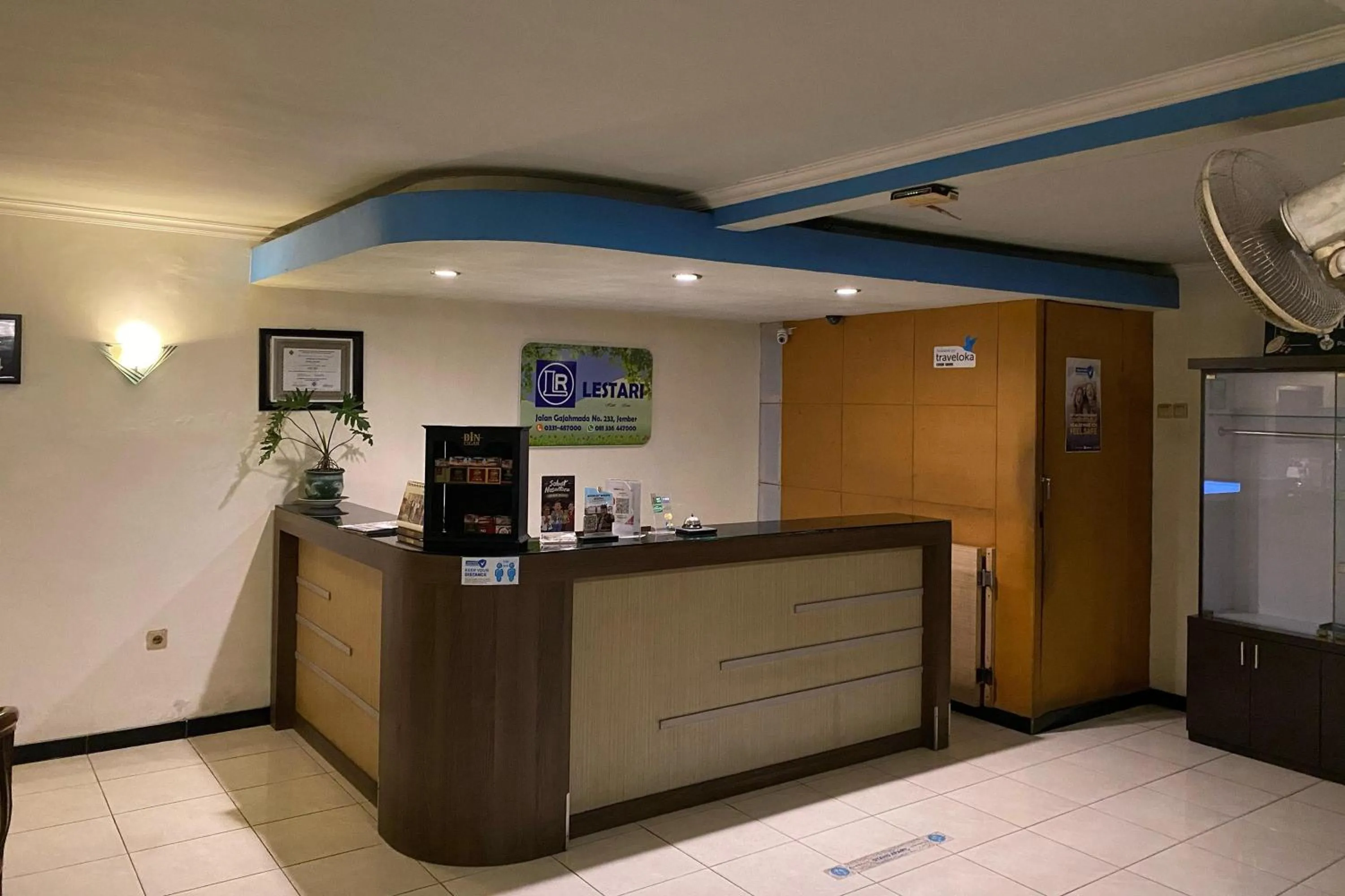 Lobby or reception in Hotel Lestari