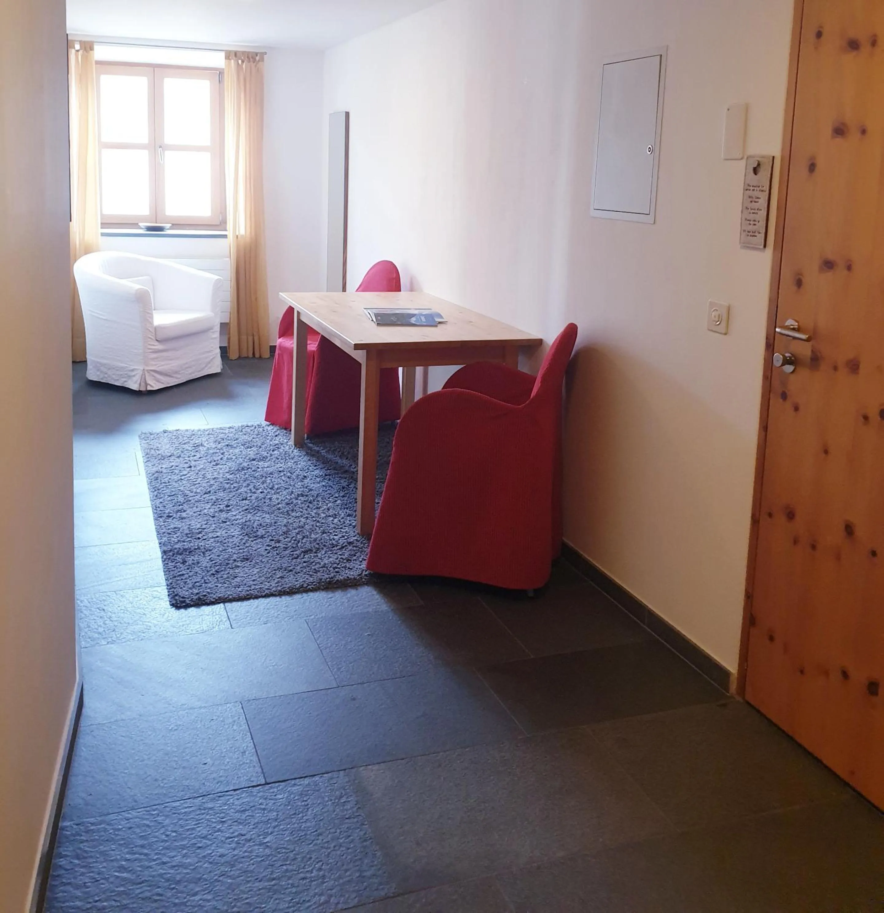 Facade/entrance in Palazzo Mysanus Samedan