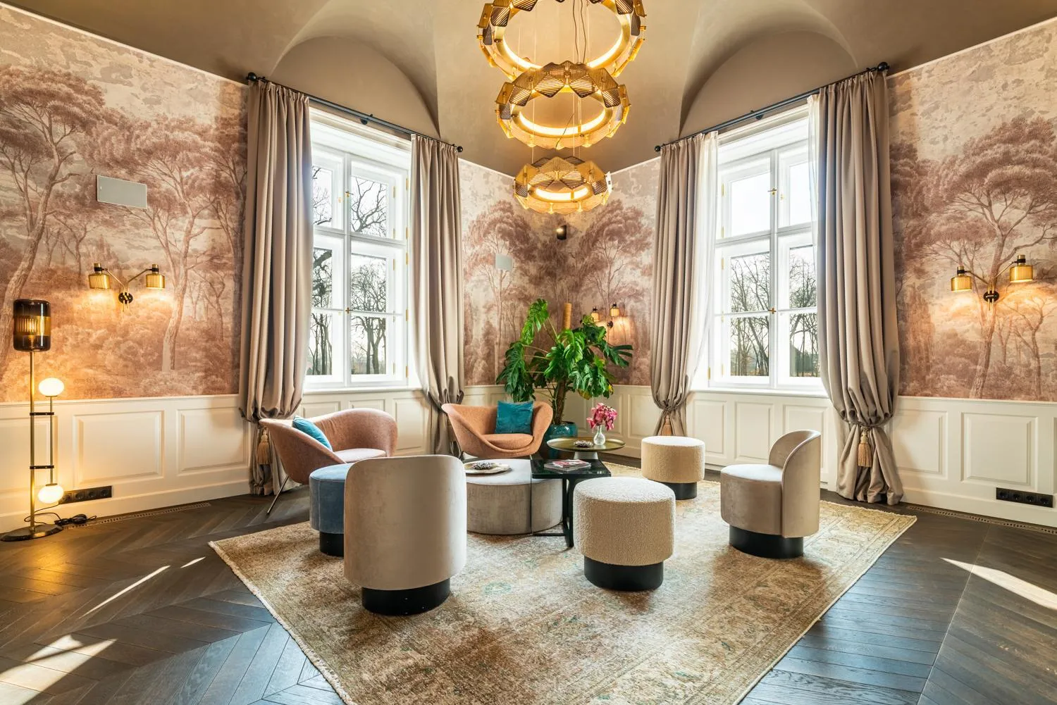 Library in BOTANIQ Castle of Tura - Small Luxury Hotels of the World