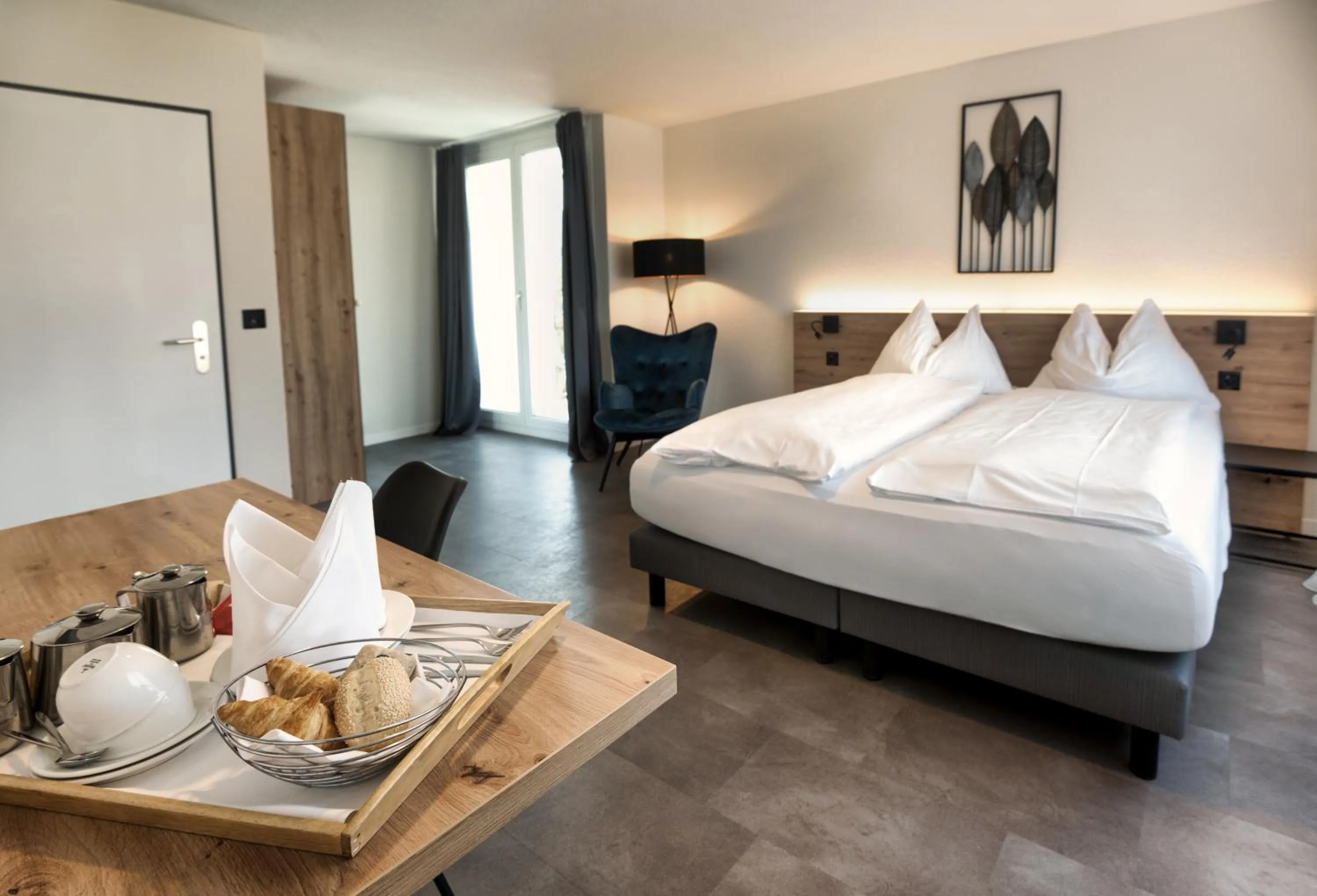 Bed in Hotel Bären Suhr