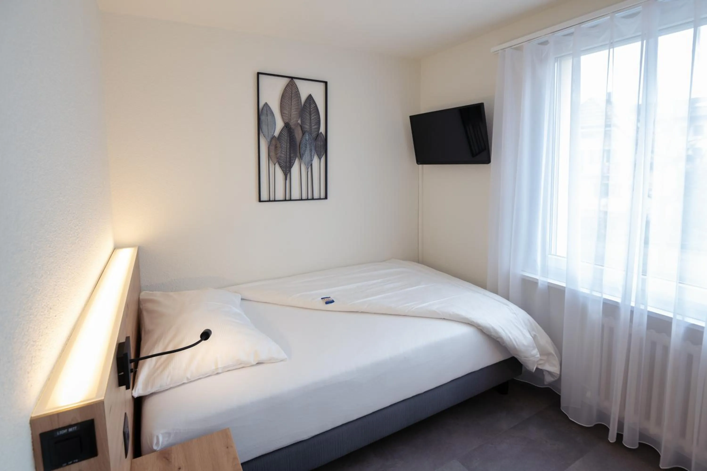 Bed in Hotel Bären Suhr