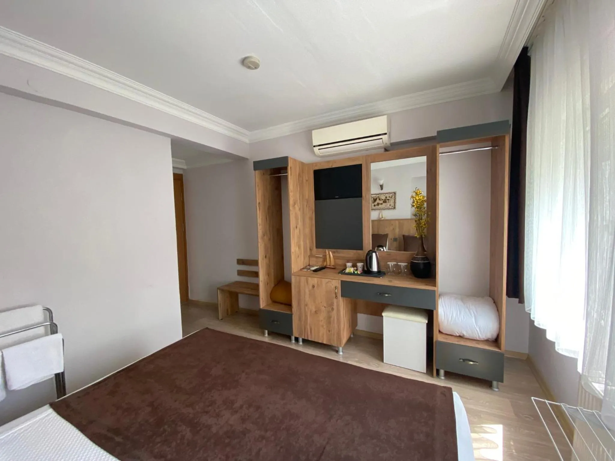 Bed in Cunda Aşiyan Otel