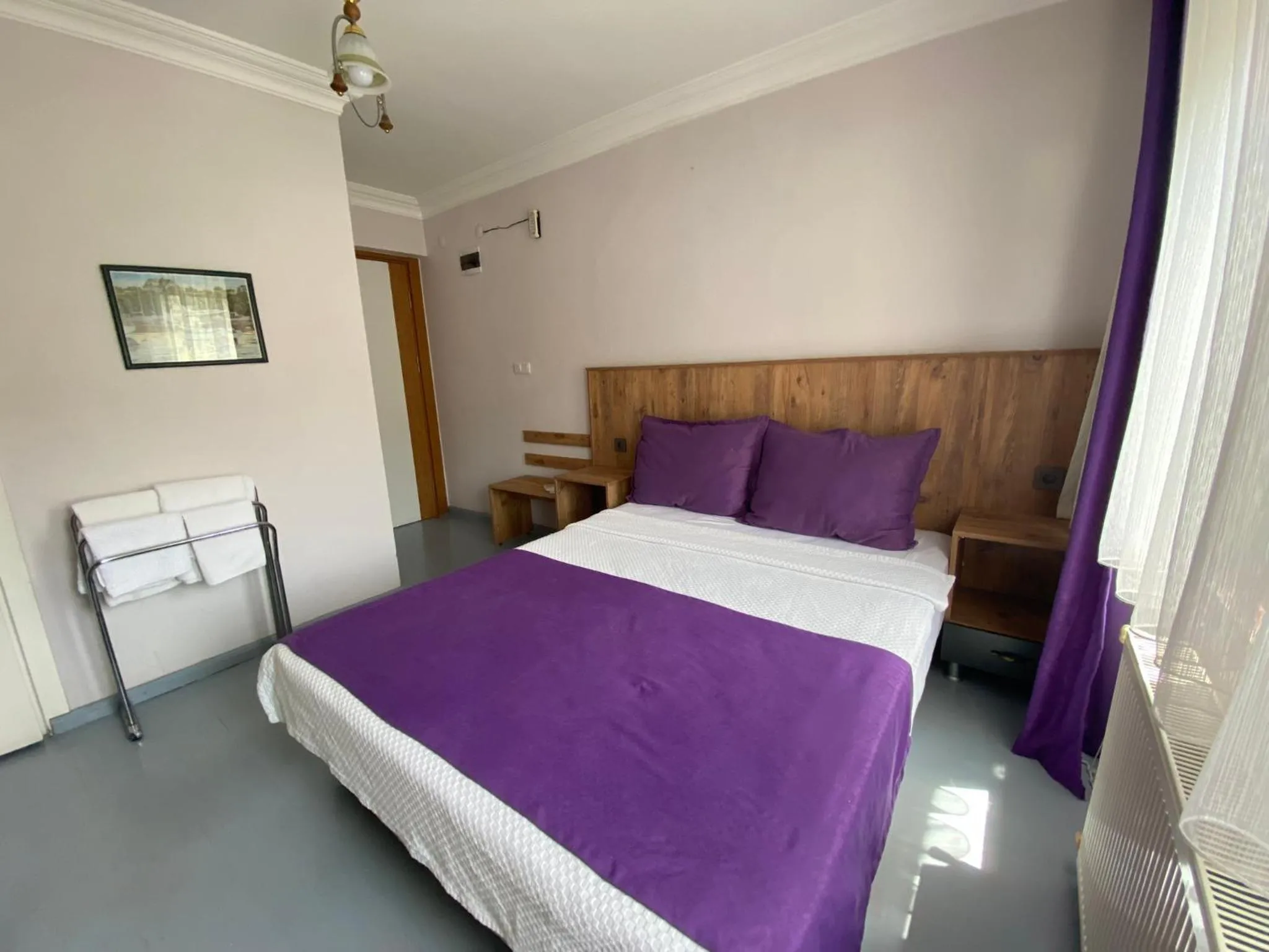 Bed in Cunda Aşiyan Otel