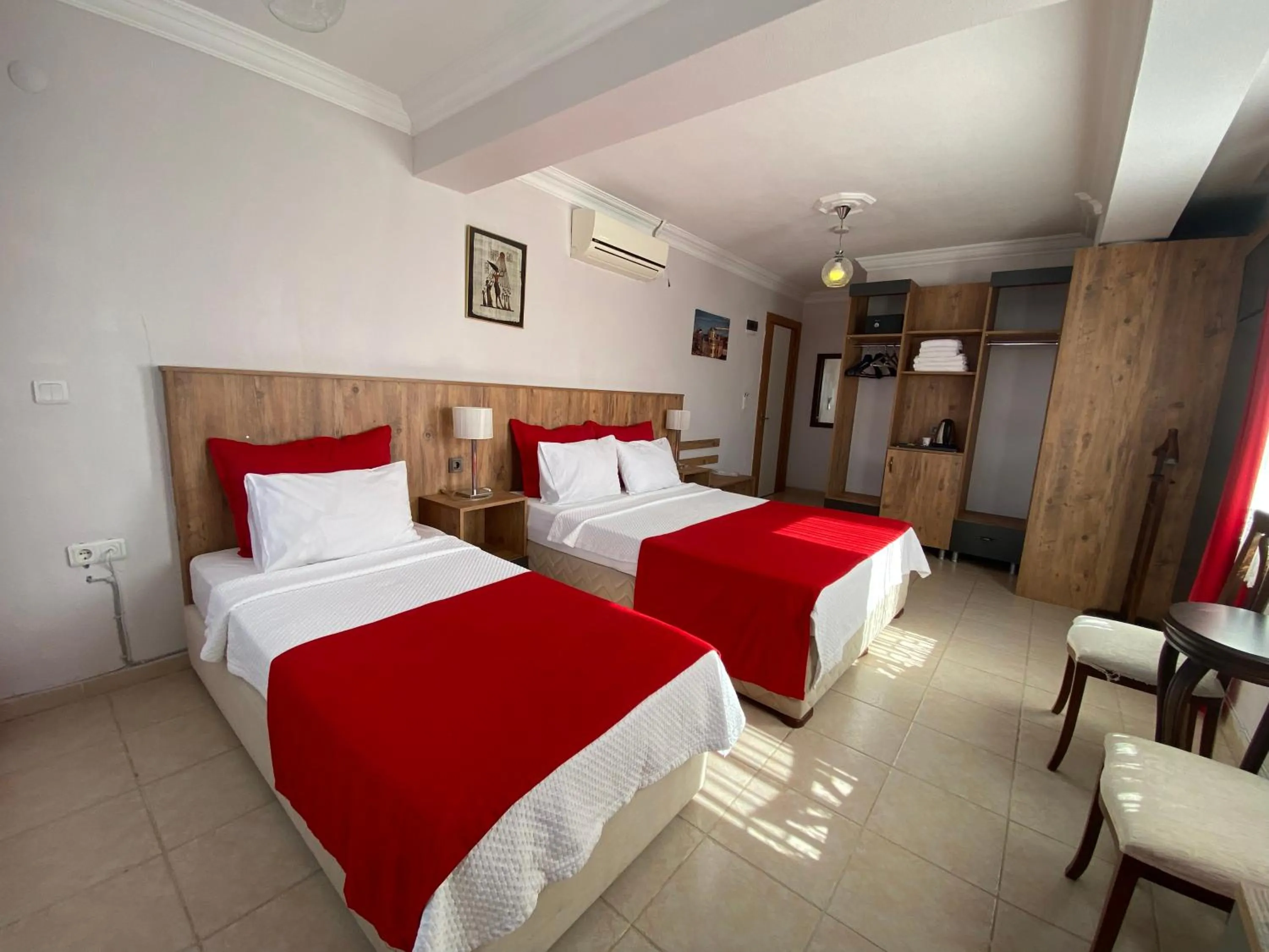 Bed in Cunda Aşiyan Otel