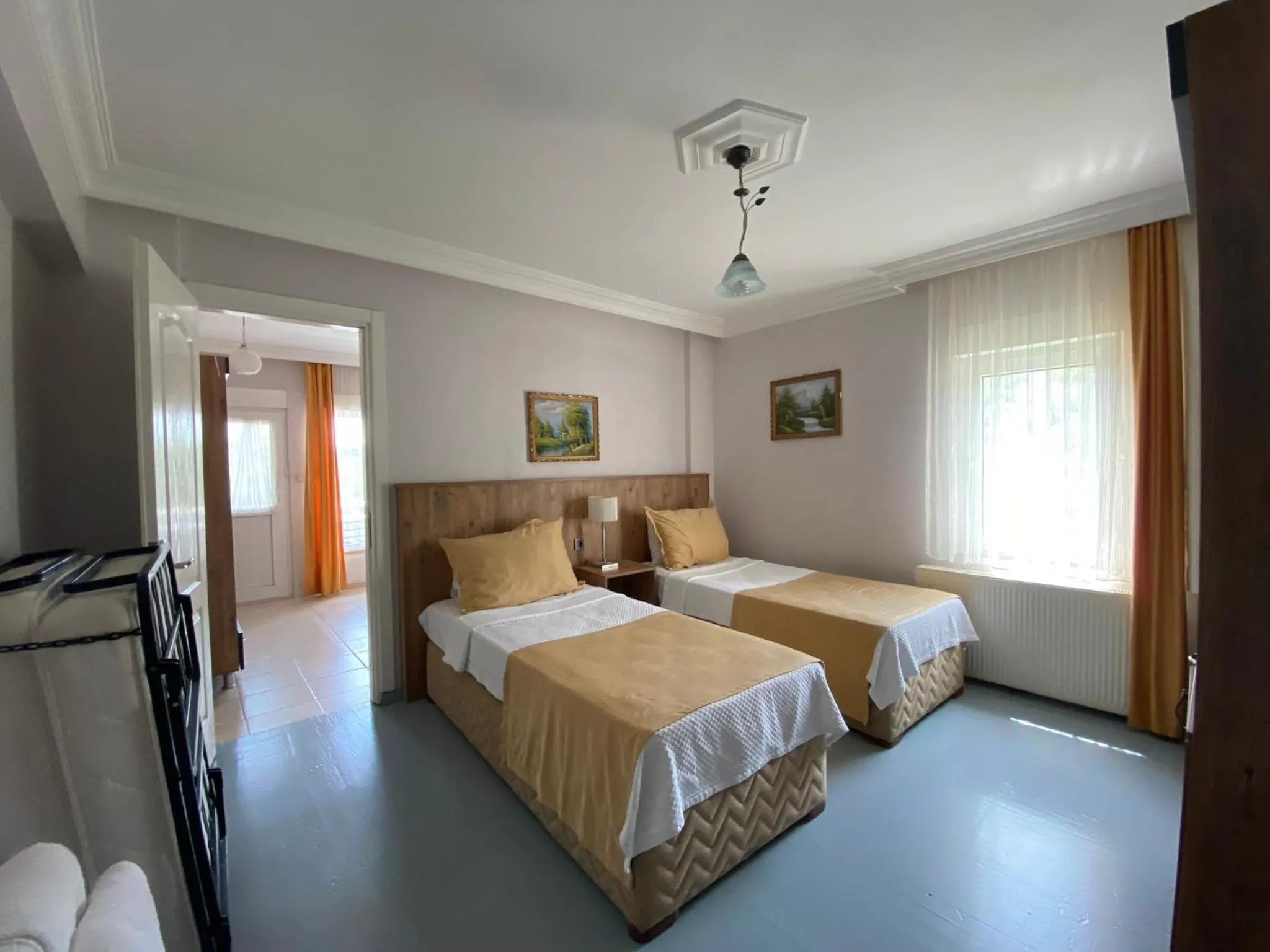 Bed in Cunda Aşiyan Otel