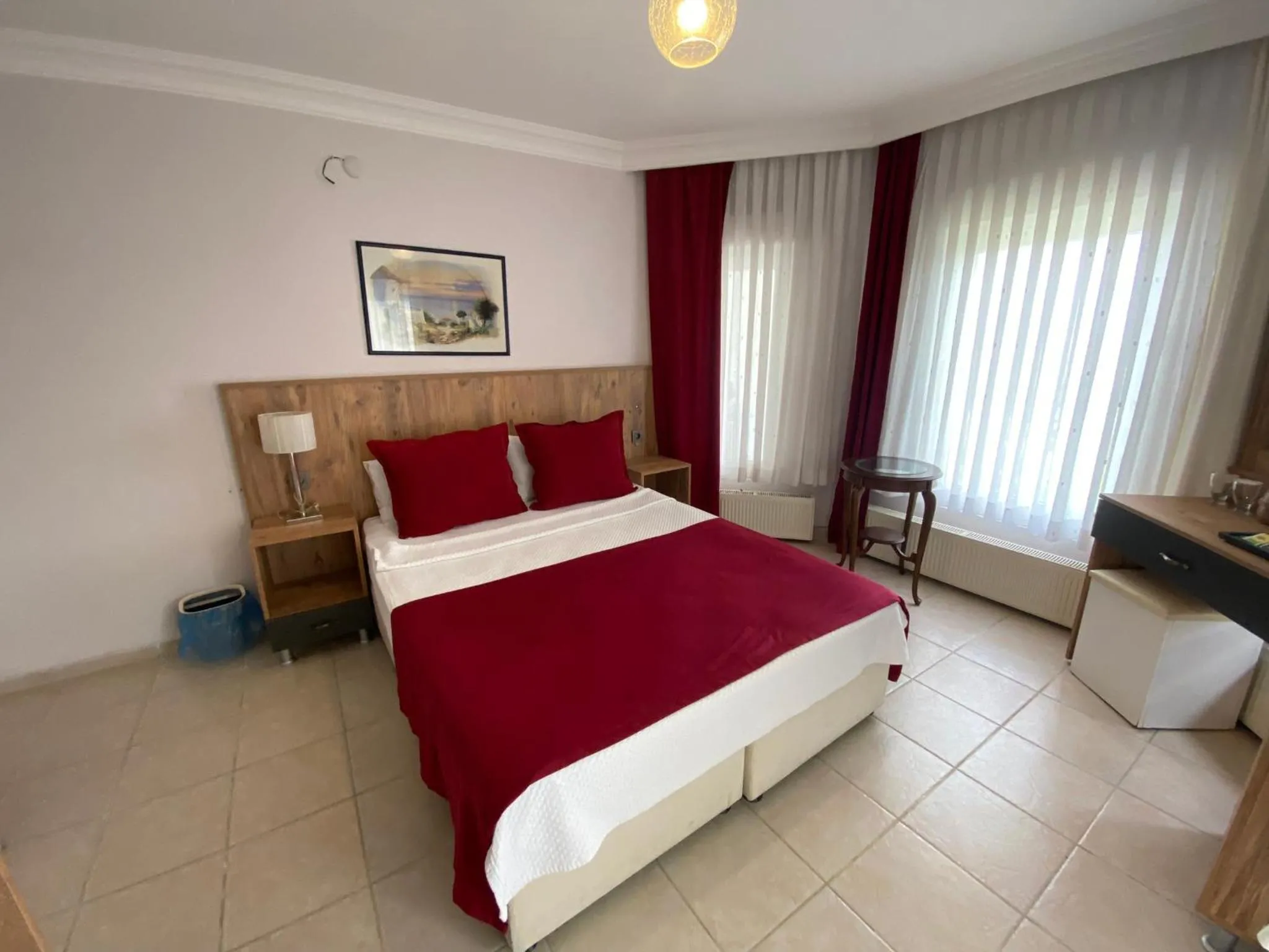 Bed in Cunda Aşiyan Otel