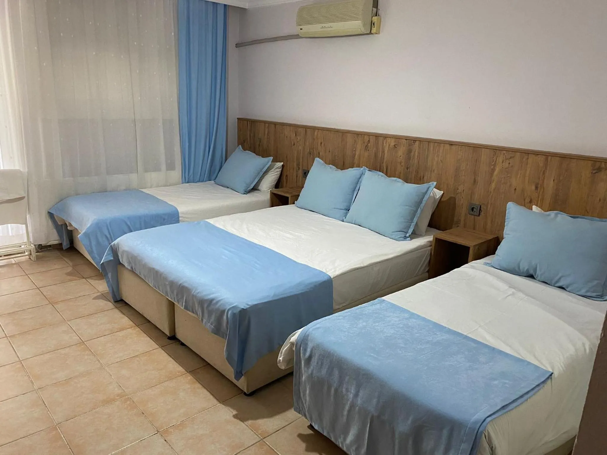 Bed in Cunda Aşiyan Otel