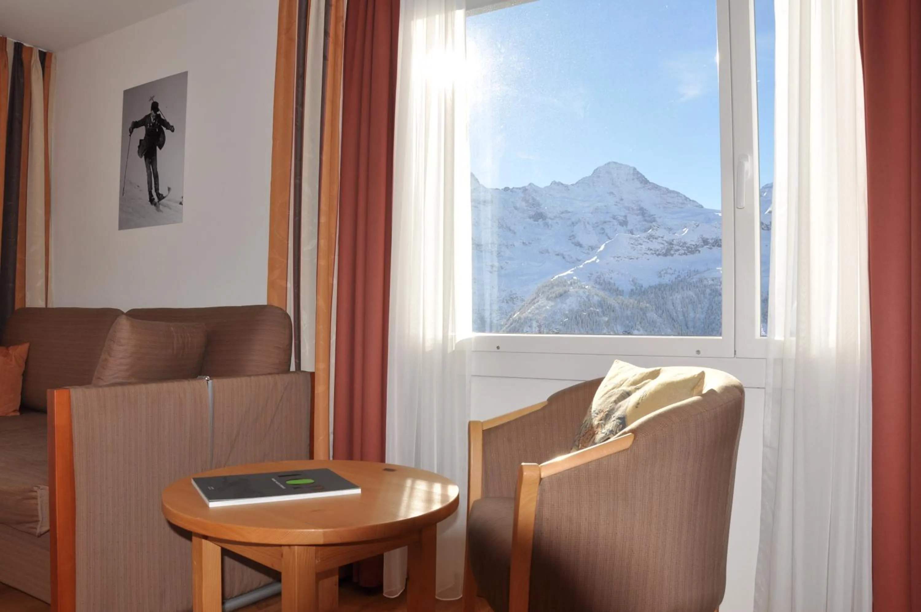 Seating area in Hotel Edelweiss Superior