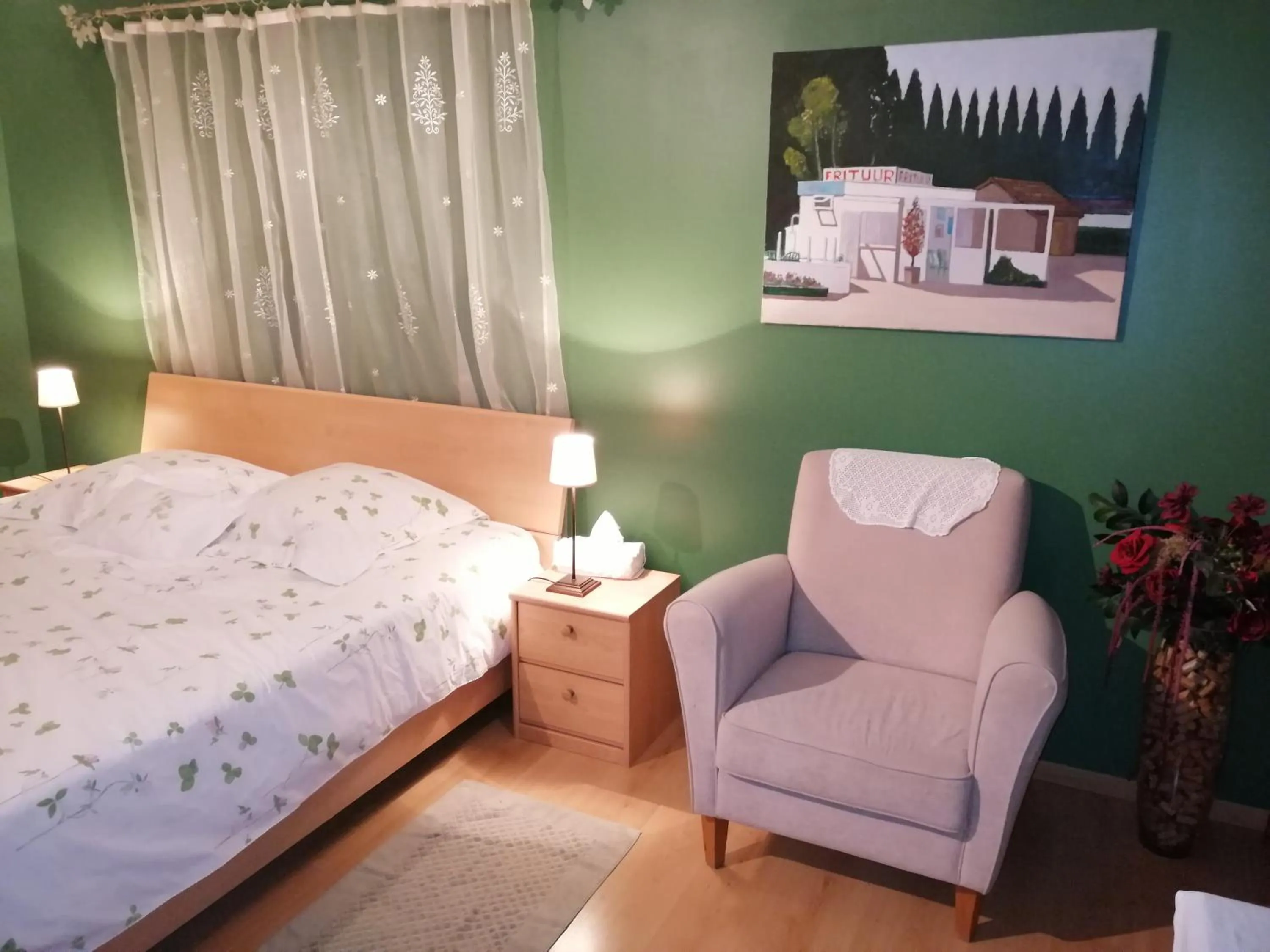 Bedroom, Bed in Chambres Rozies Dunes