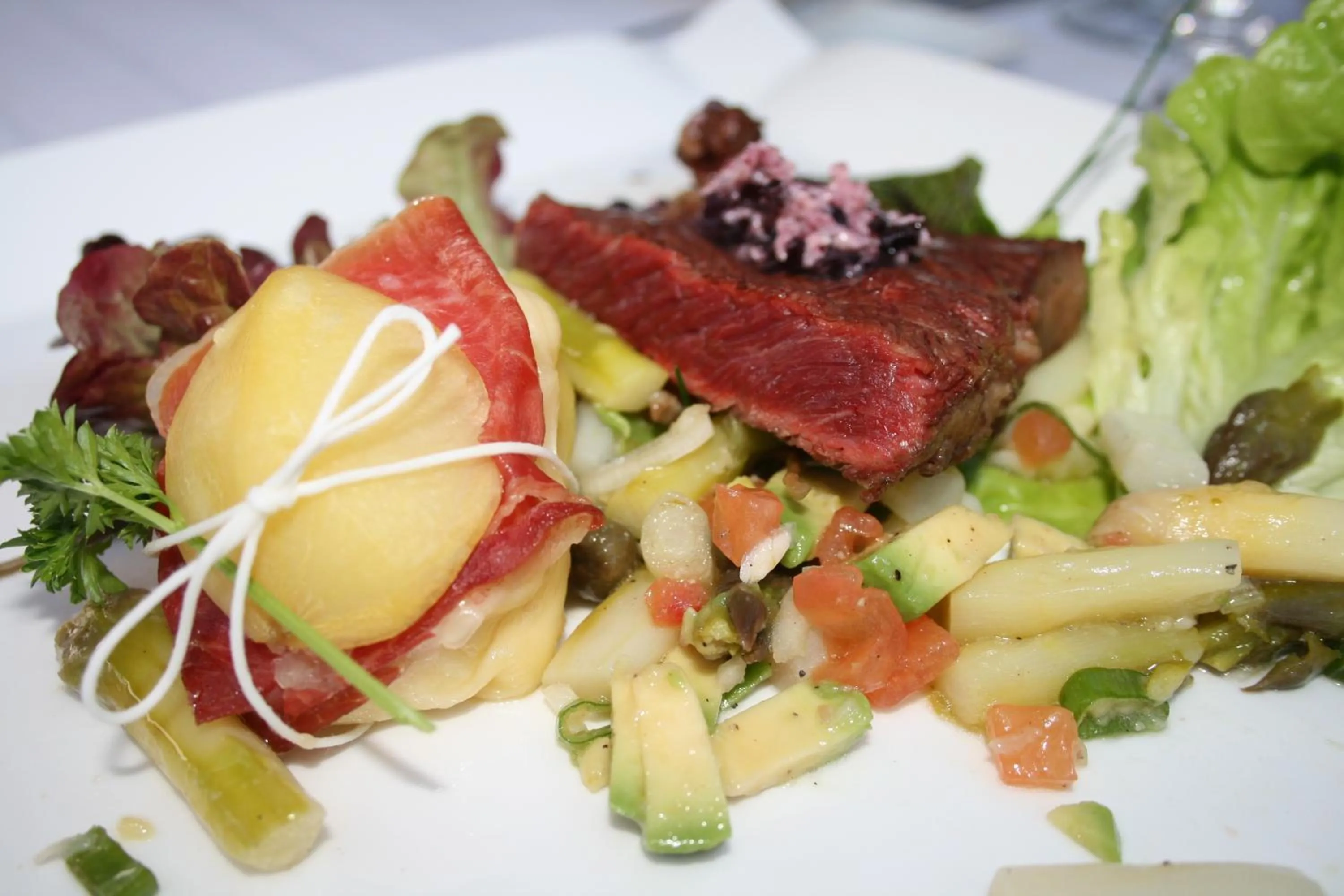 Food close-up in Chambres Rozies Dunes