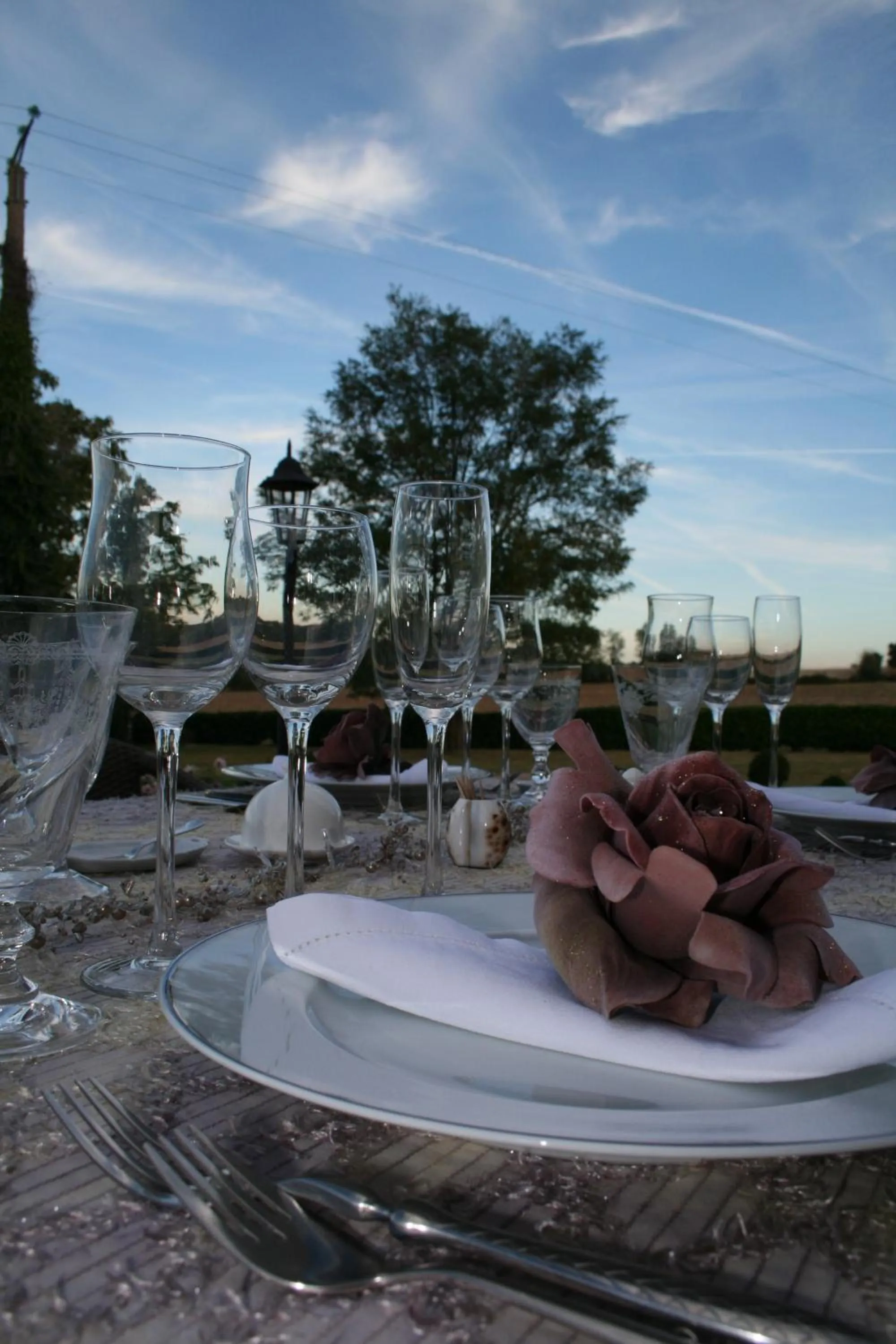 Dinner in Chambres Rozies Dunes