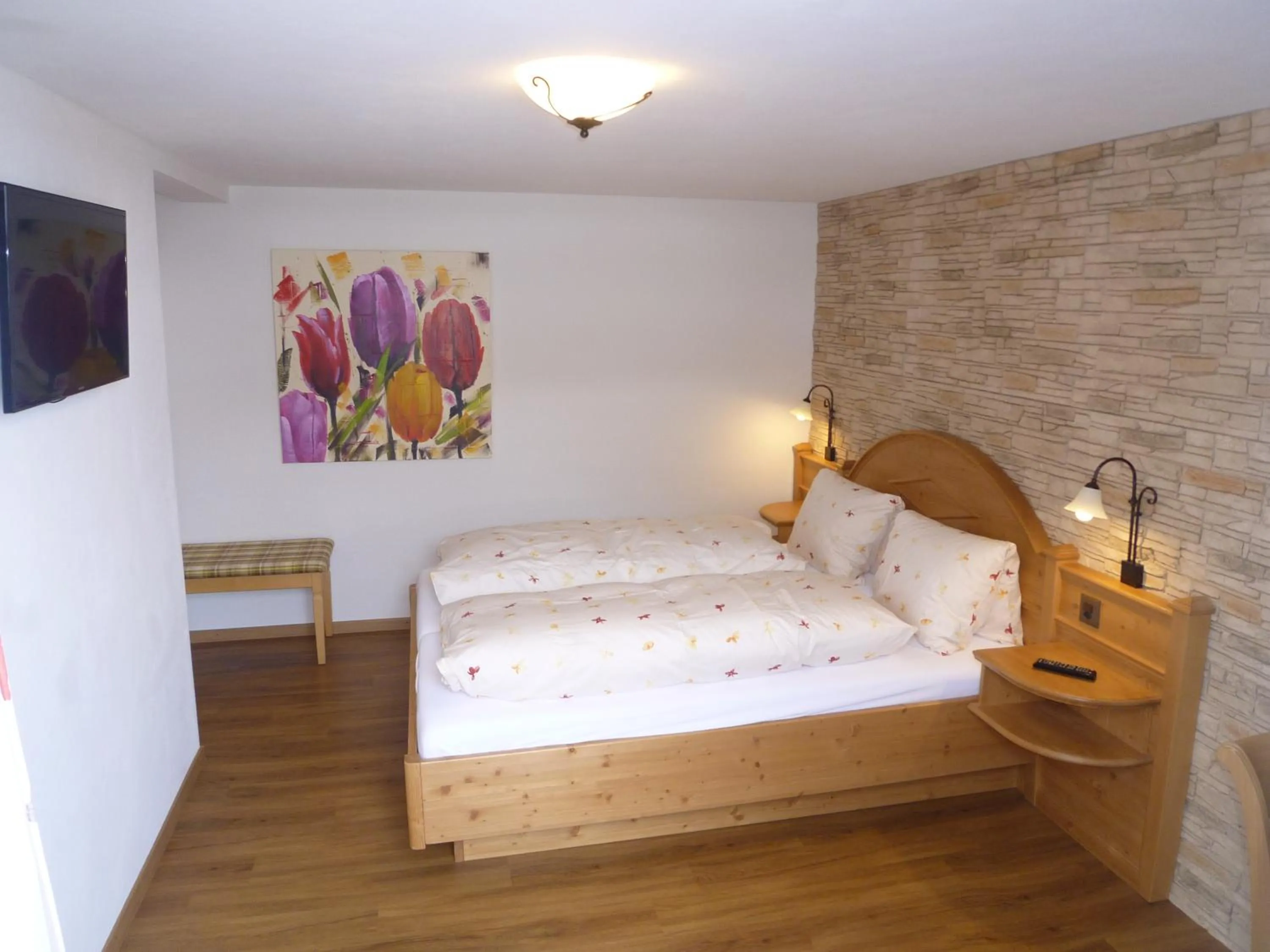 Bed in Hotel Blumental