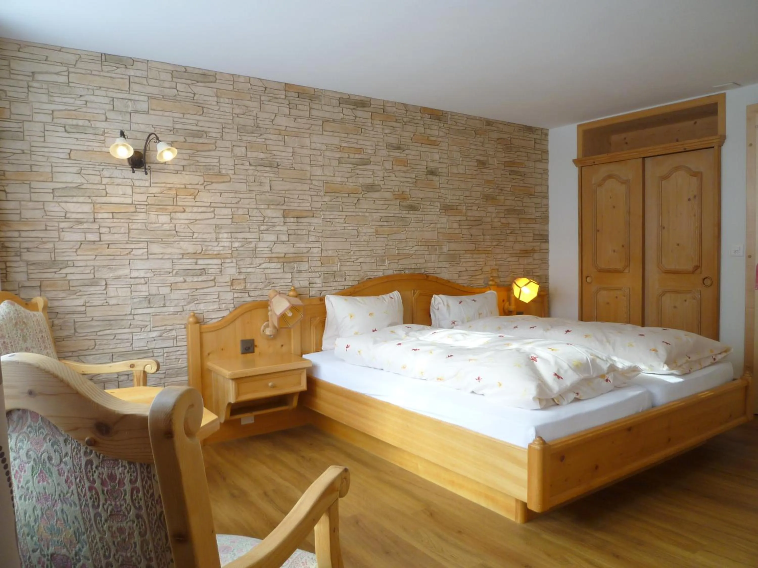 Bed in Hotel Blumental