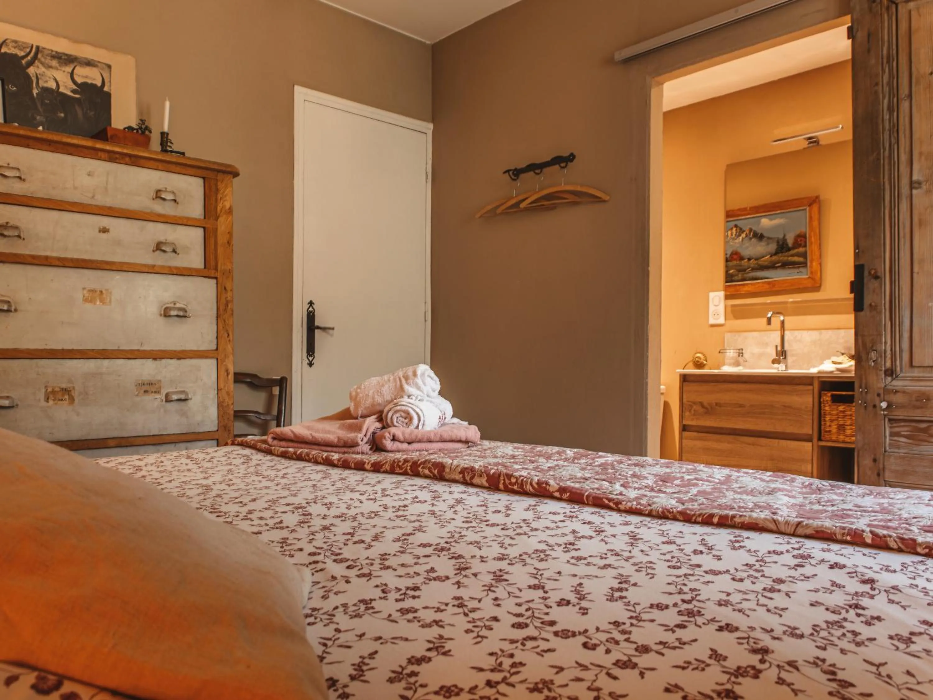 Bed in La Petite Auberge de Virginie