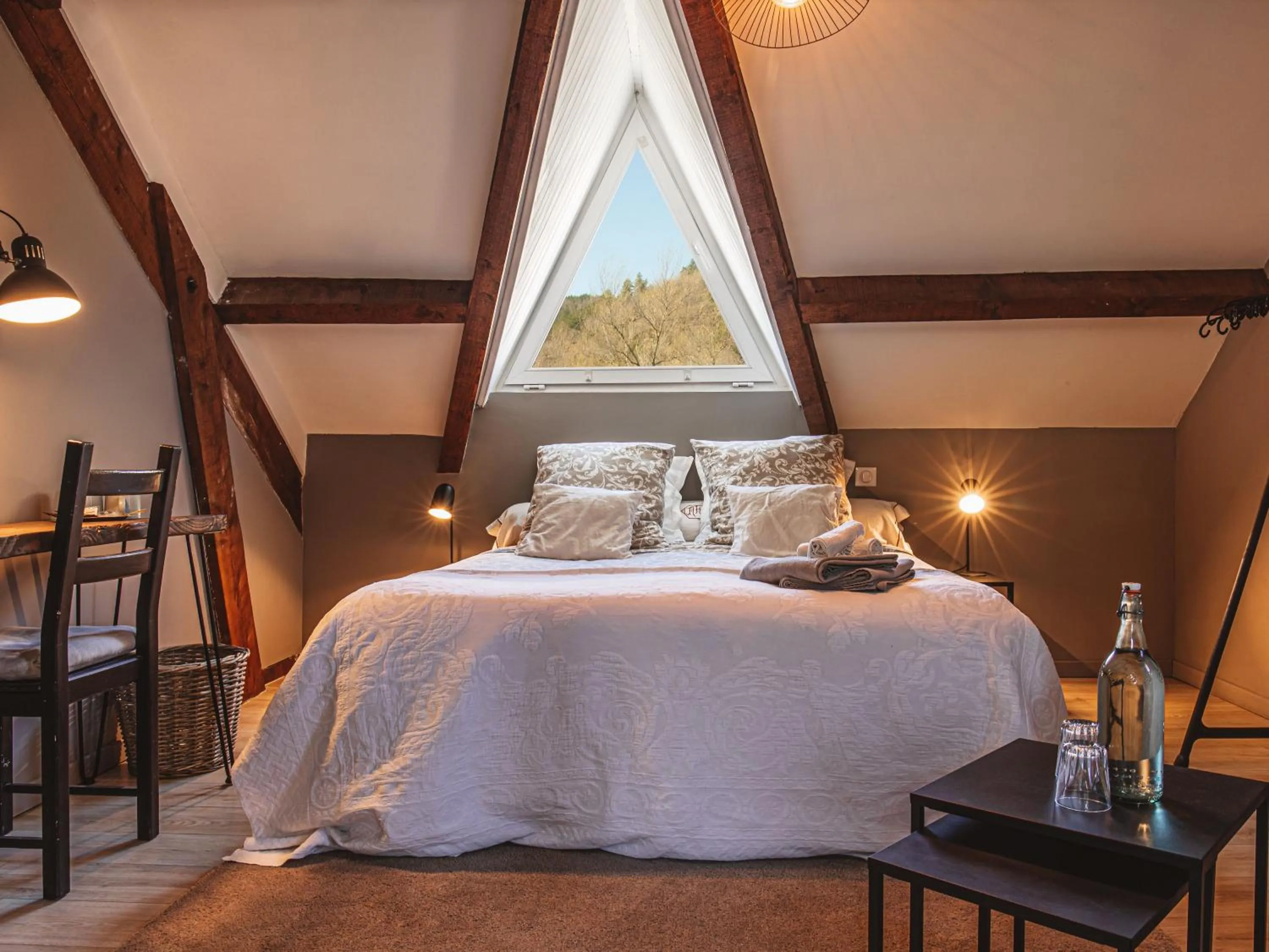 Bed in La Petite Auberge de Virginie