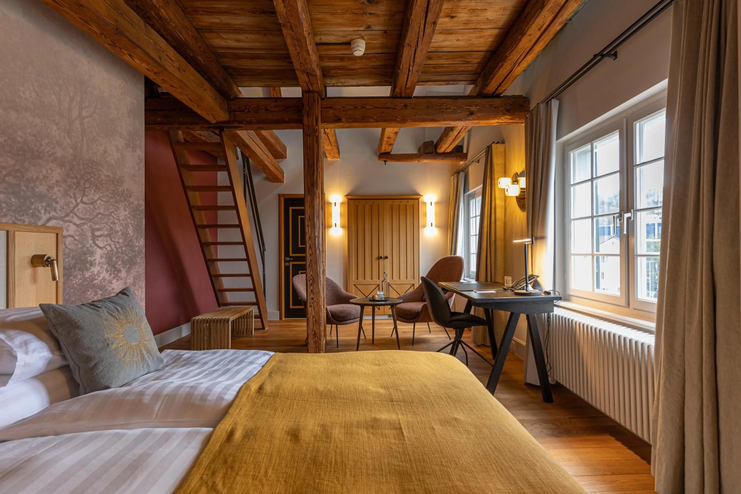 Photo of the whole room, Bed in Boutiquehotel Sonne Küsnacht - Zürich
