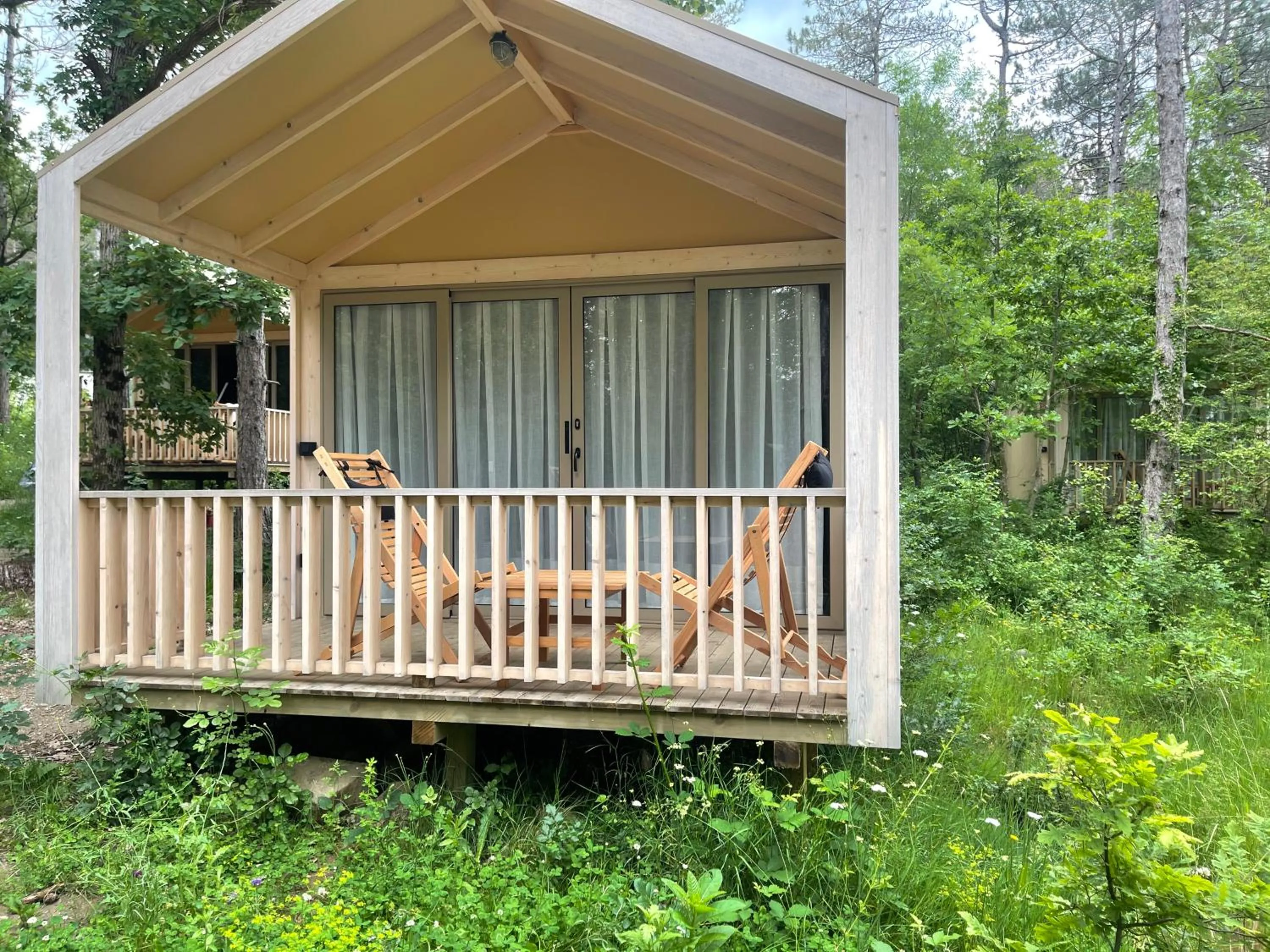 Patio in LONGOSPHERE GLAMPING