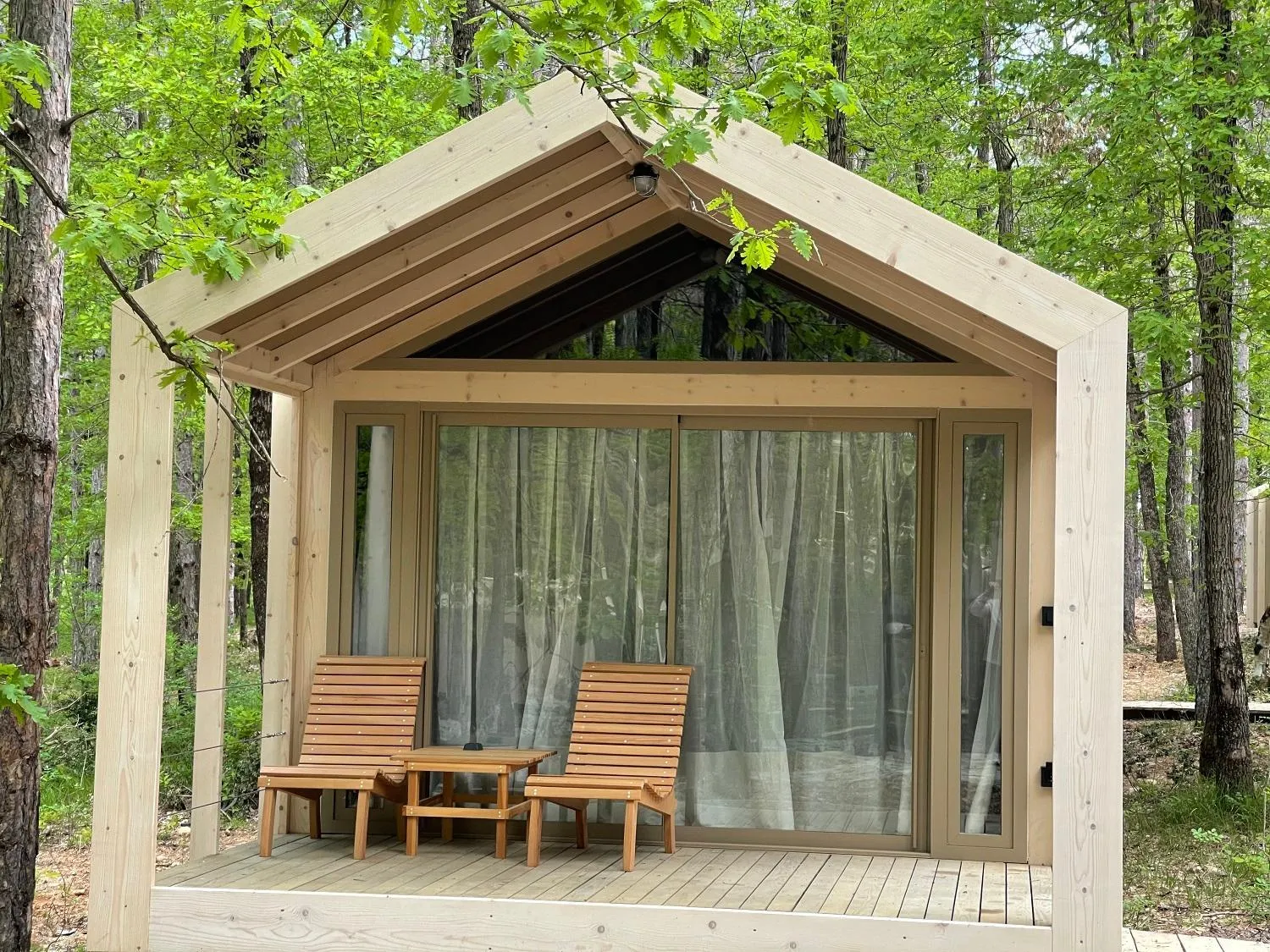 Patio in LONGOSPHERE GLAMPING