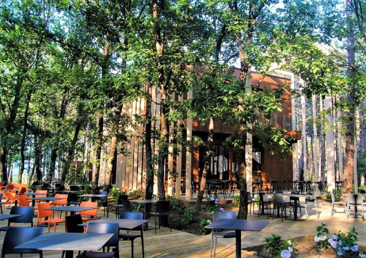 Patio in LONGOSPHERE GLAMPING