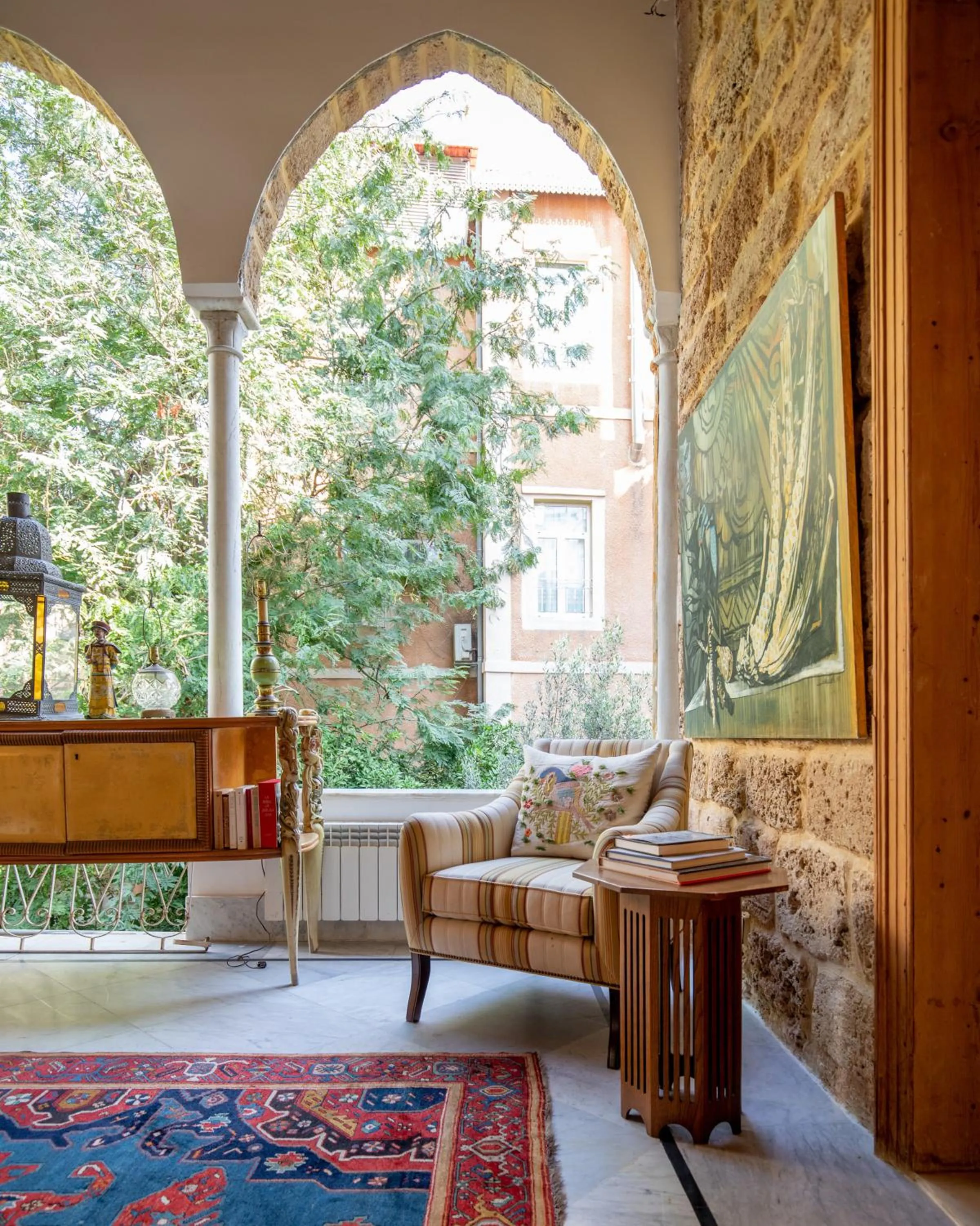 Seating area in Arthaus Beirut