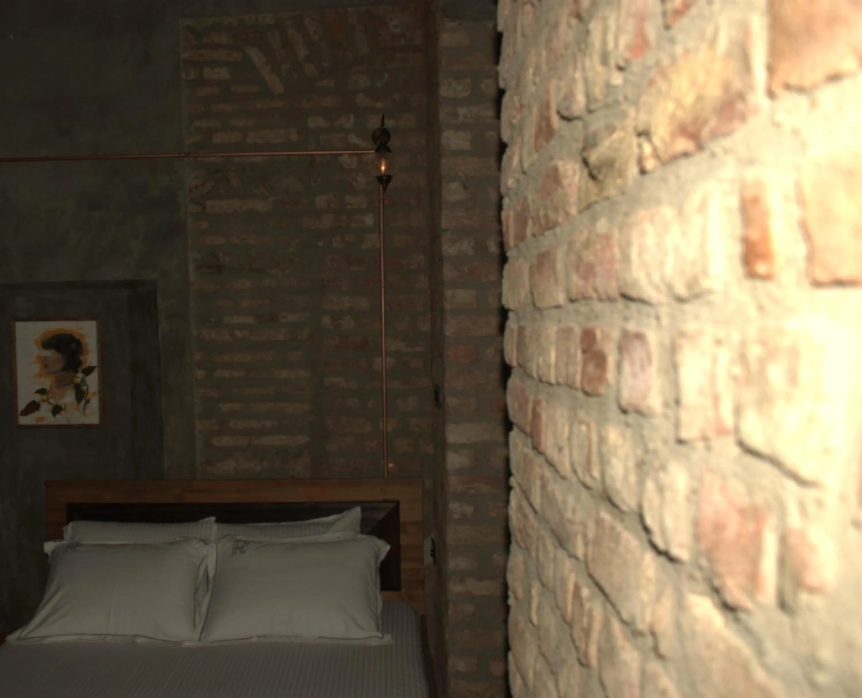 Decorative detail, Bed in Reu de Hotel