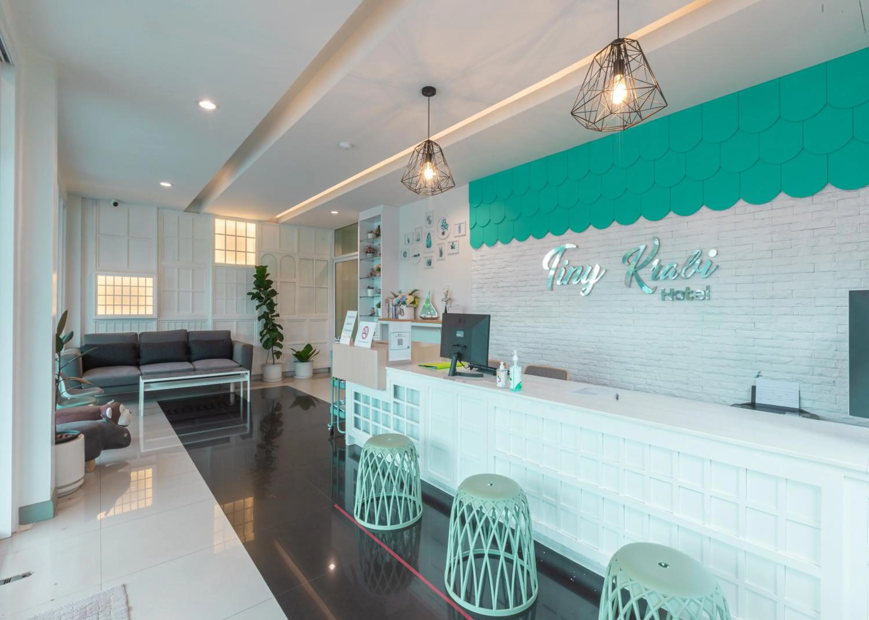 Lobby or reception in Tiny Krabi Hotel