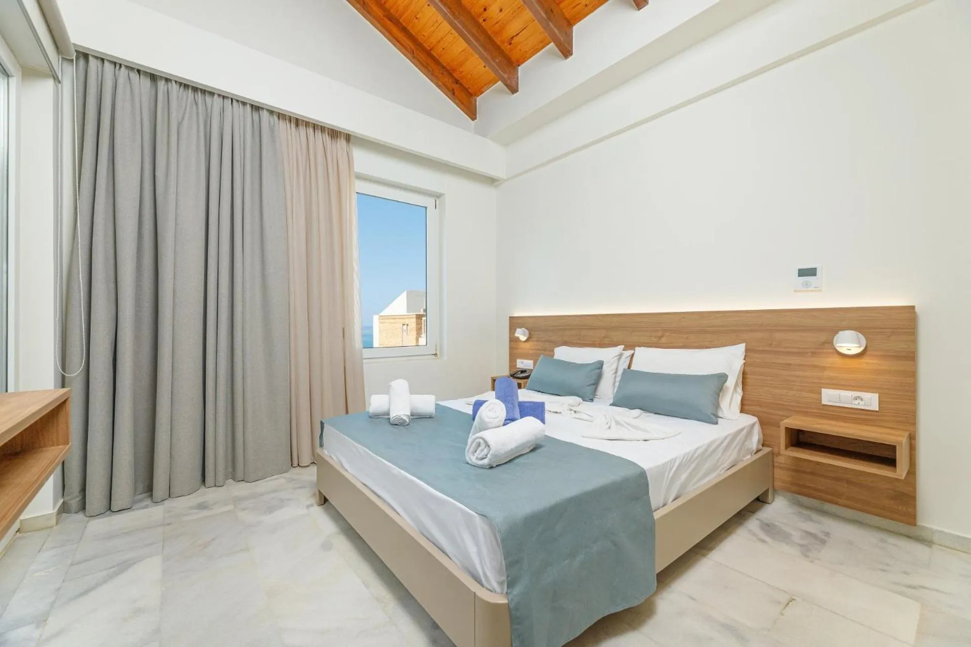 Bedroom, Bed in Kostakis Beach