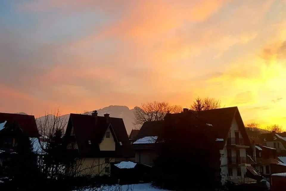 Garden view in Willa Blanca Zakopane
