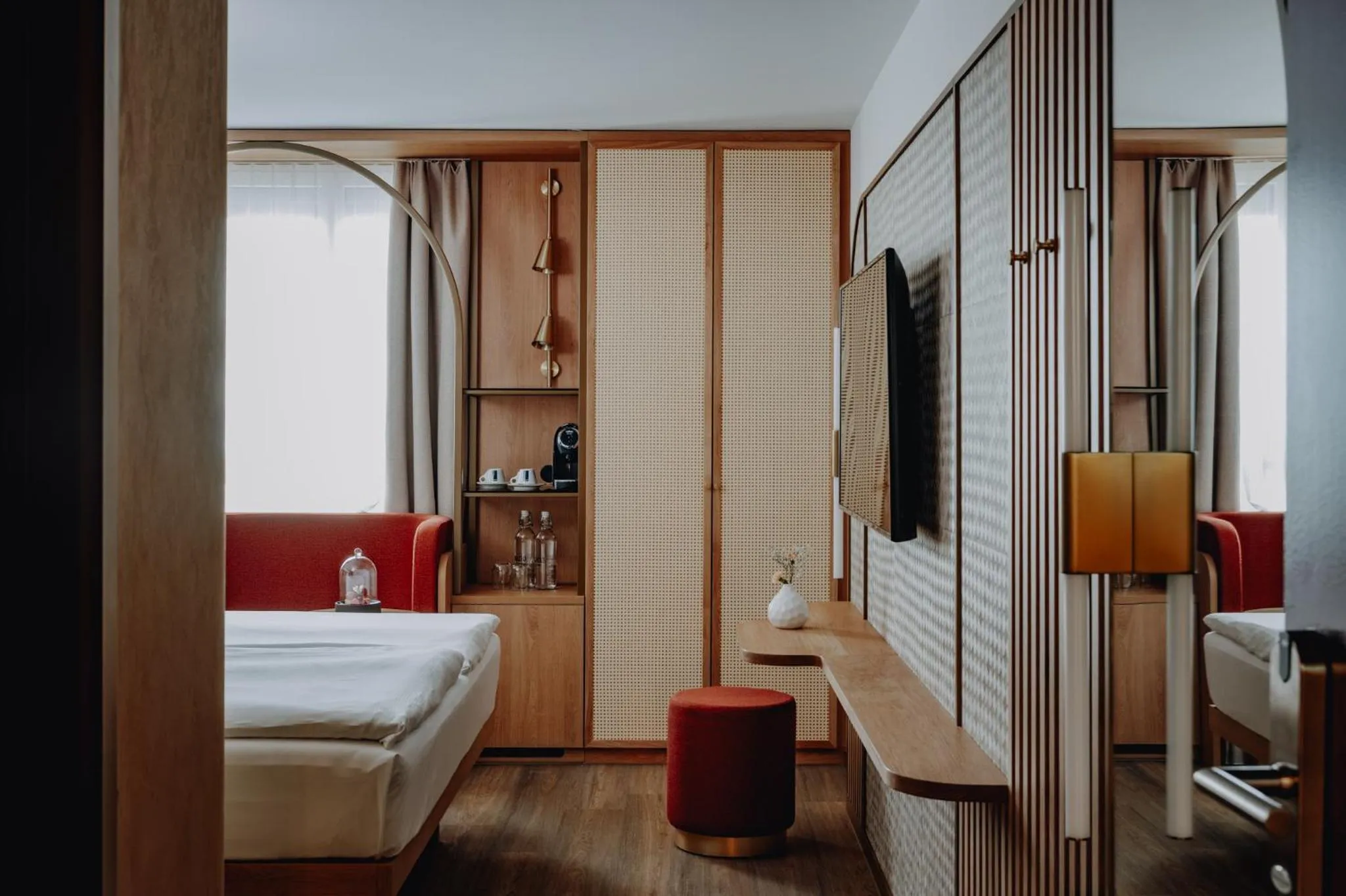 Photo of the whole room, Bed in AMERON Luzern Hotel Flora