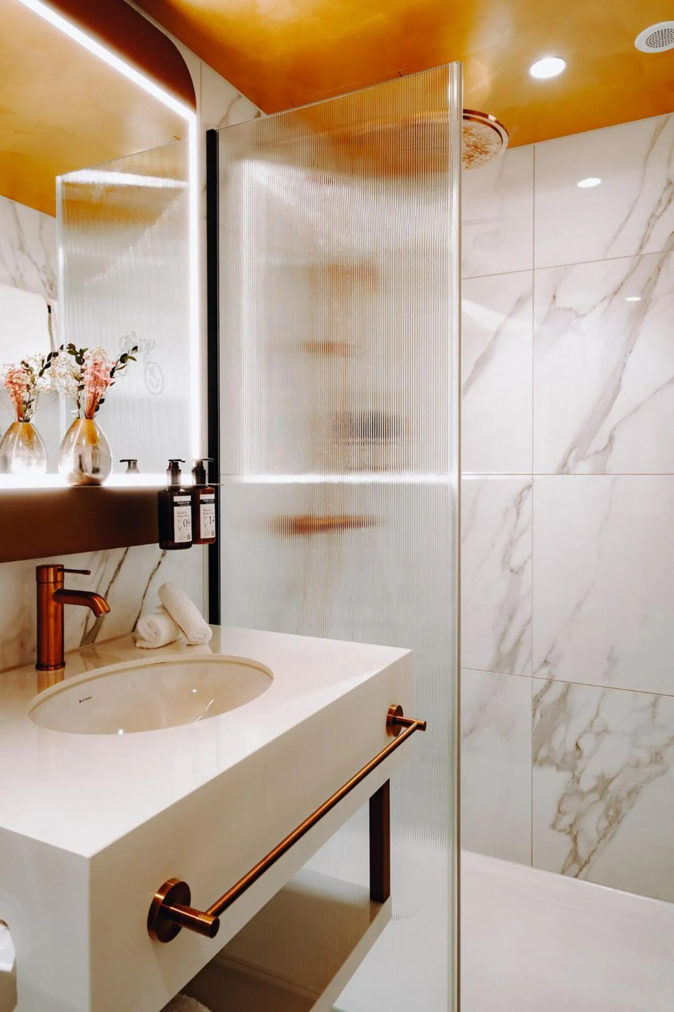 Bathroom in AMERON Luzern Hotel Flora