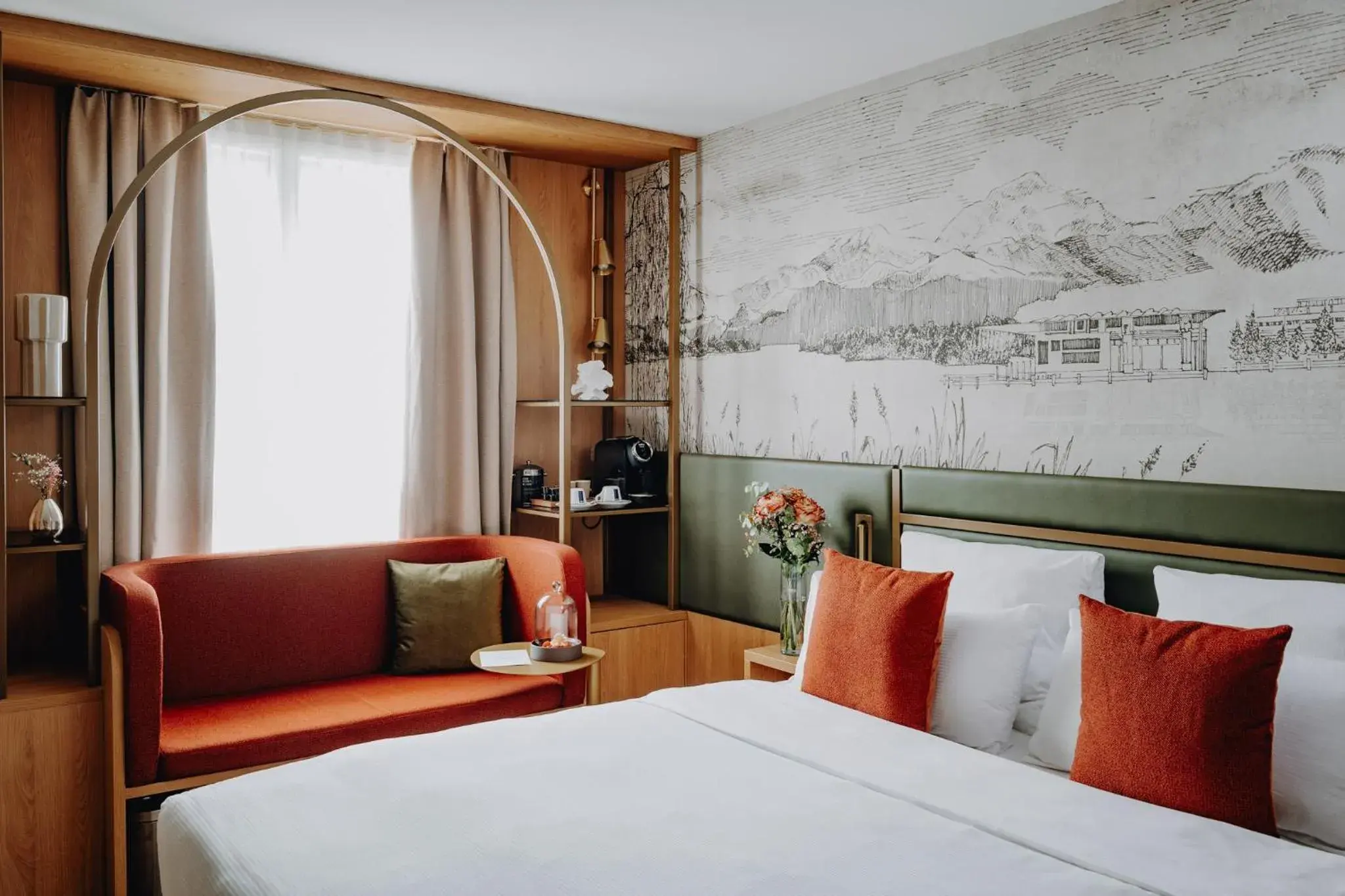 Photo of the whole room, Bed in AMERON Luzern Hotel Flora Photo of the whole room, Bed in AMERON Luzern Hotel Flora