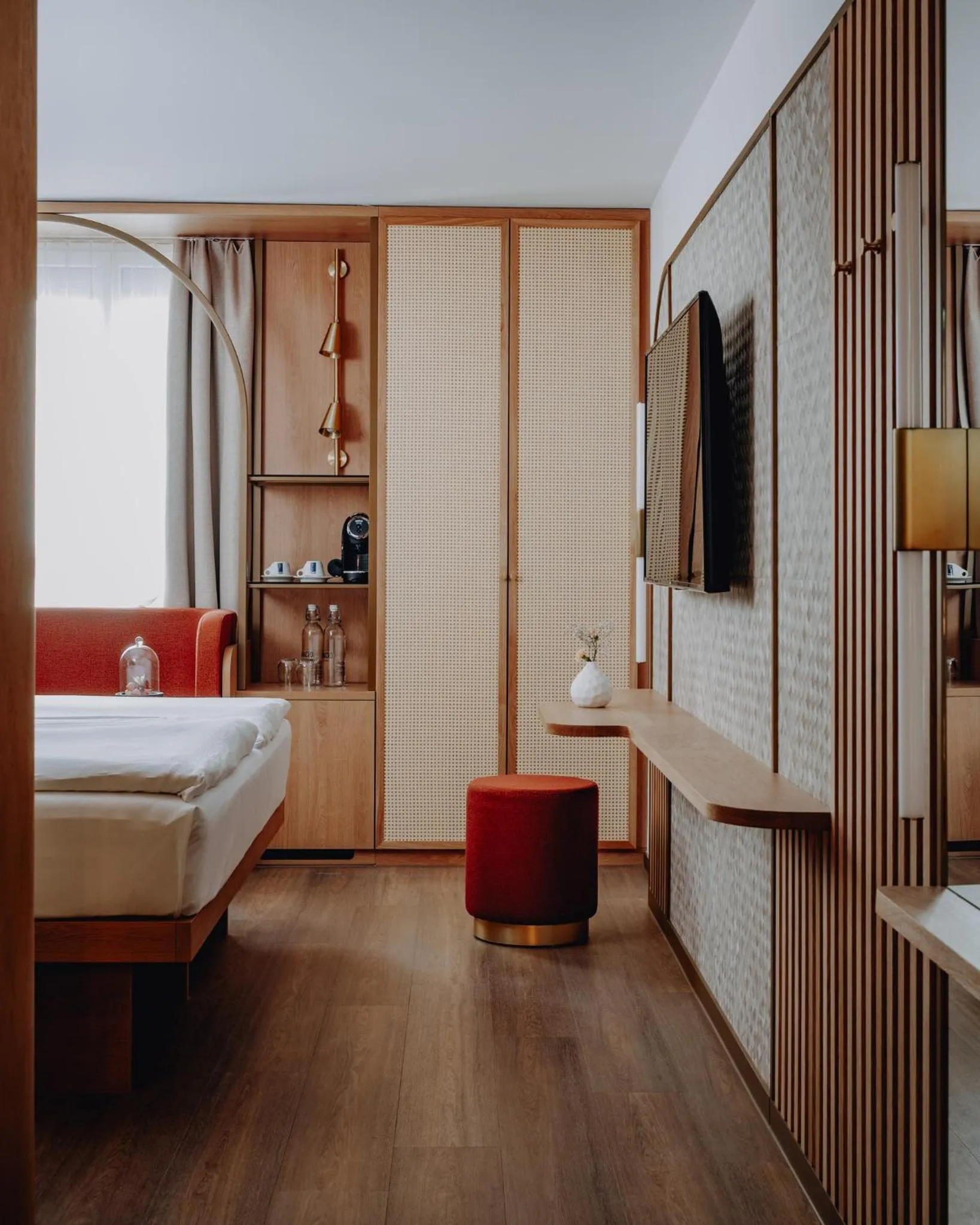 Photo of the whole room, Bed in AMERON Luzern Hotel Flora