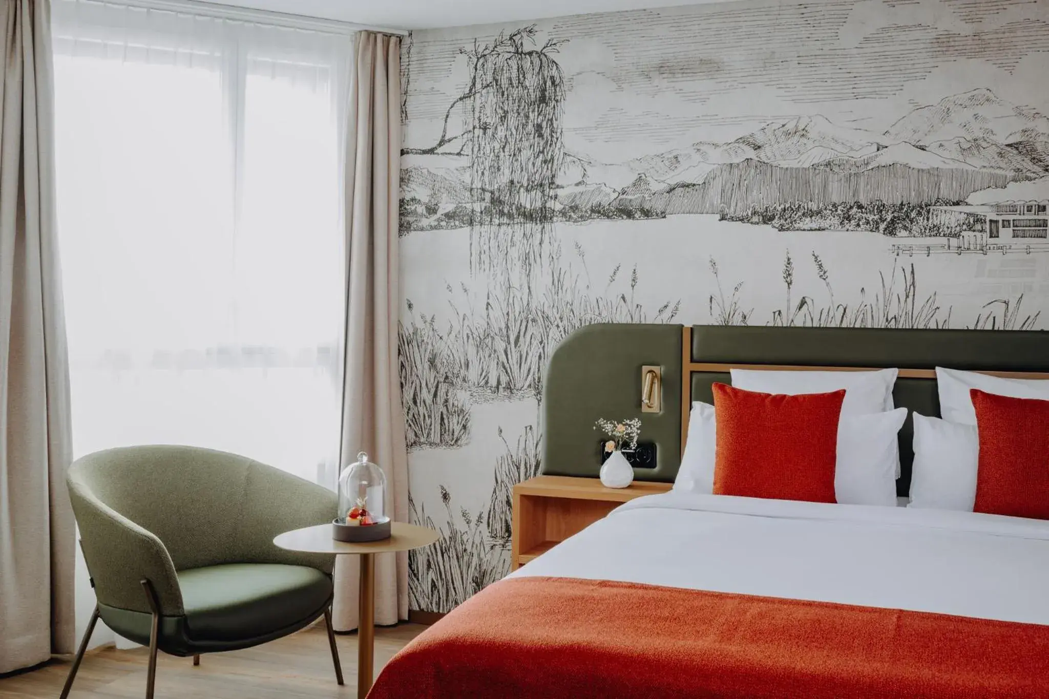 Photo of the whole room, Bed in AMERON Luzern Hotel Flora Photo of the whole room, Bed in AMERON Luzern Hotel Flora