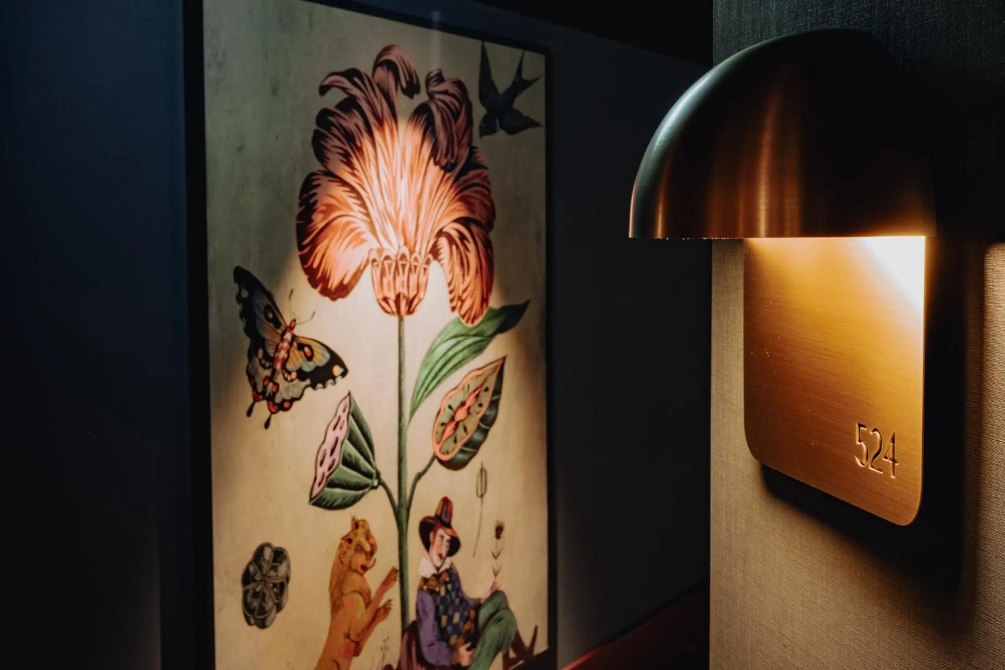 Decorative detail in AMERON Luzern Hotel Flora