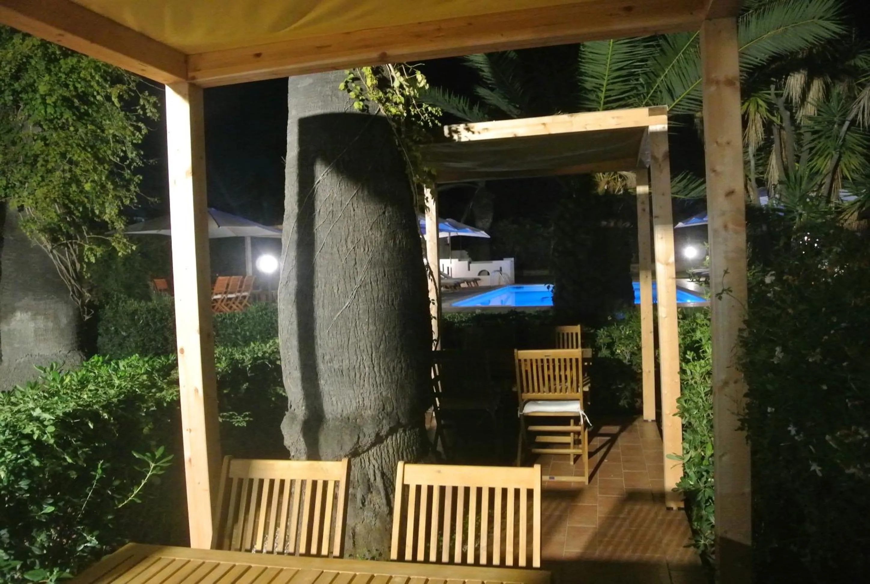 Patio in Villa Carlotta Resort