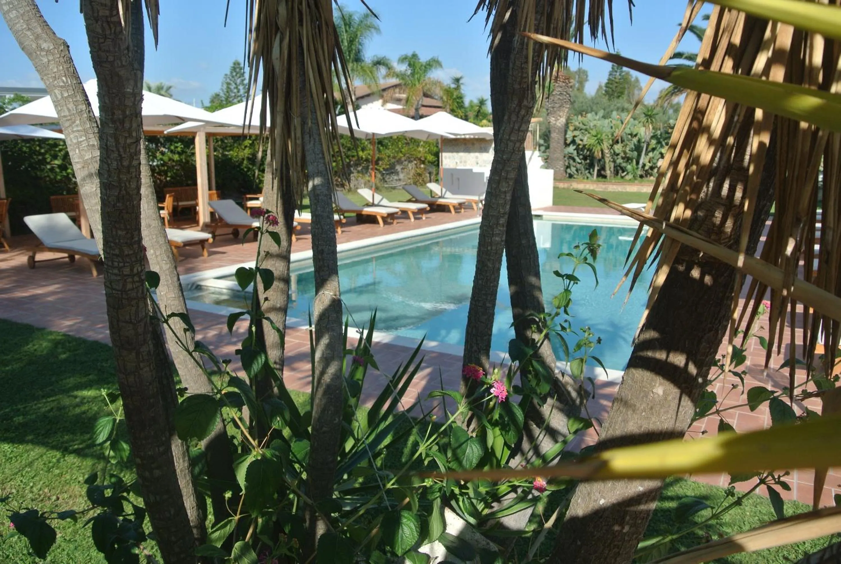 Pool view in Villa Carlotta Resort