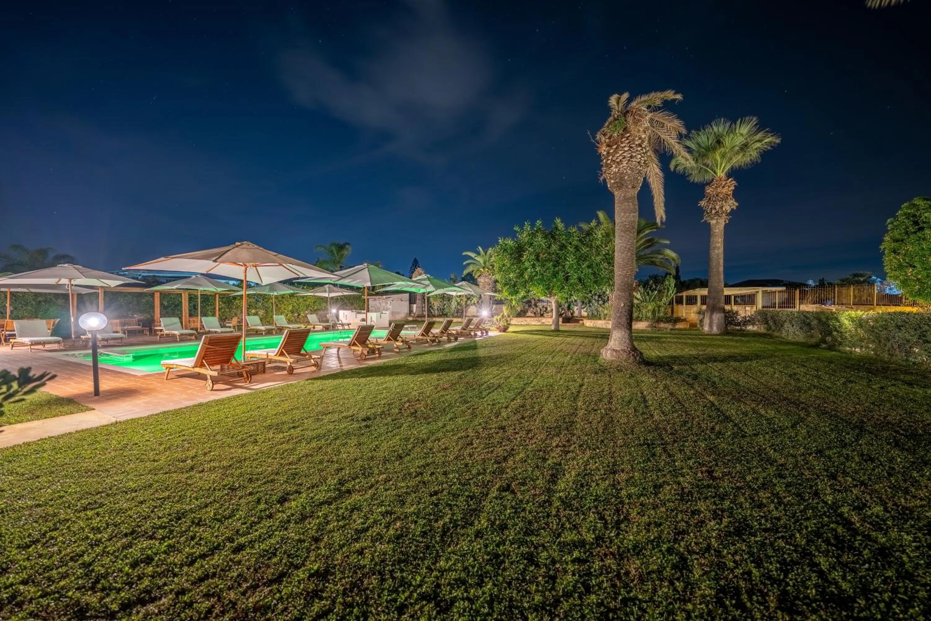 Pool view in Villa Carlotta Resort