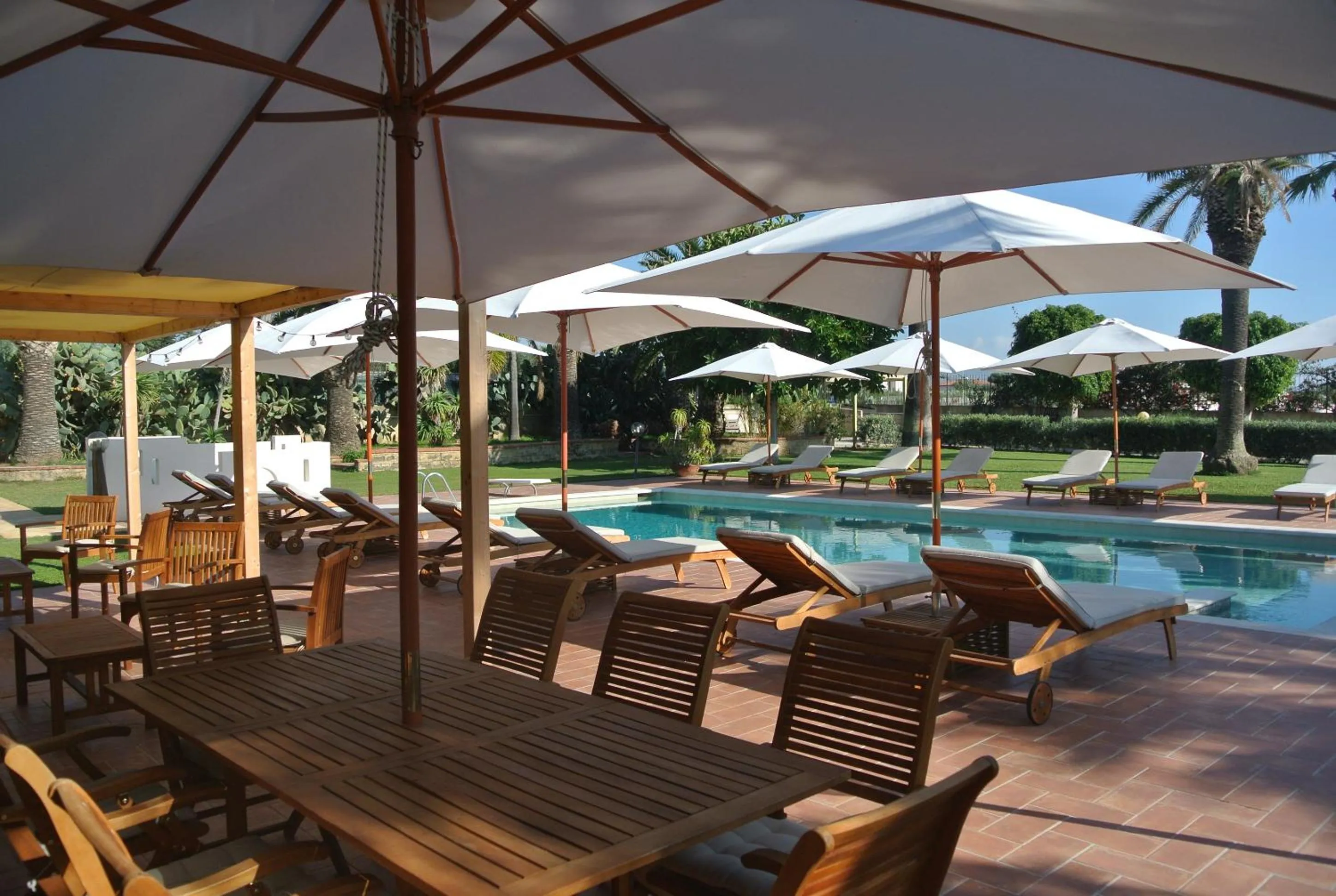 Pool view in Villa Carlotta Resort