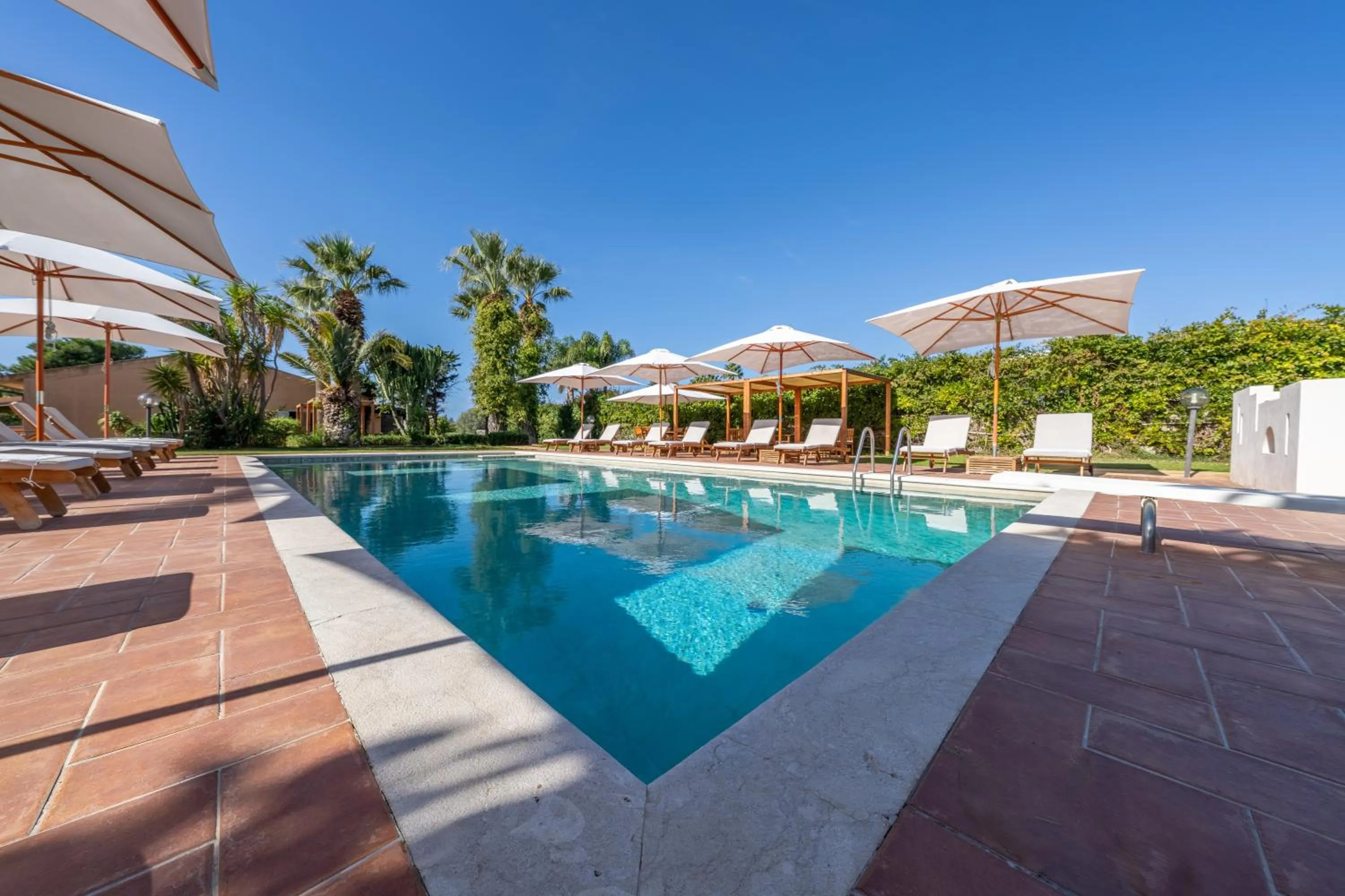 Pool view in Villa Carlotta Resort