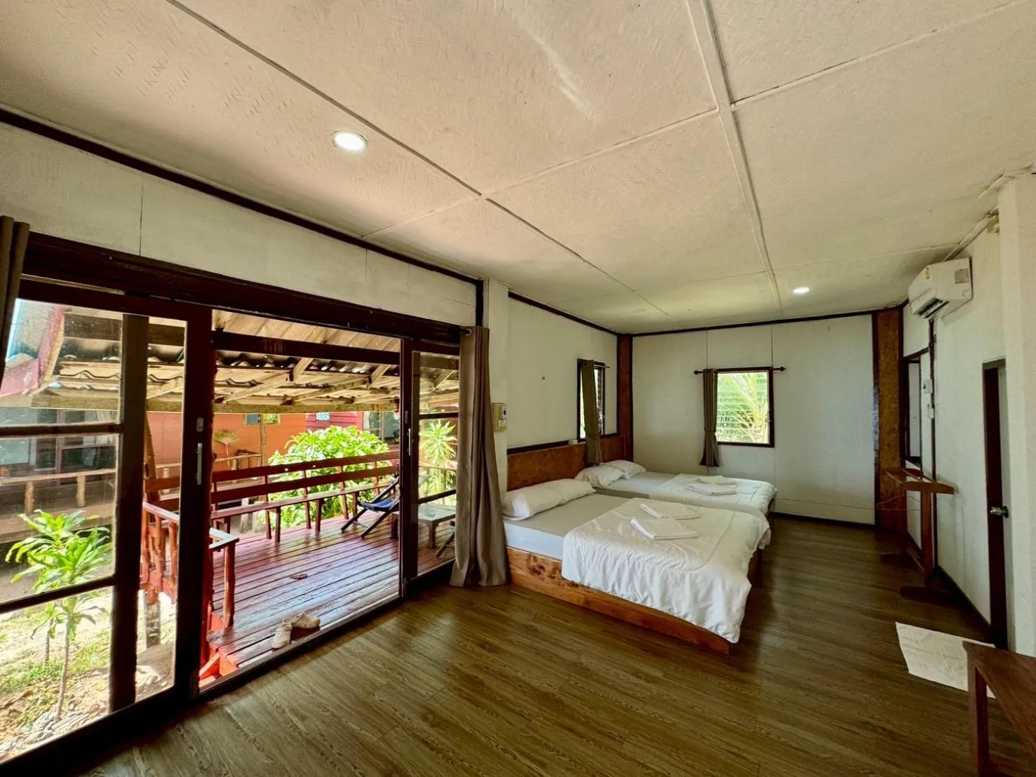 Bed in Libong Beach Resort