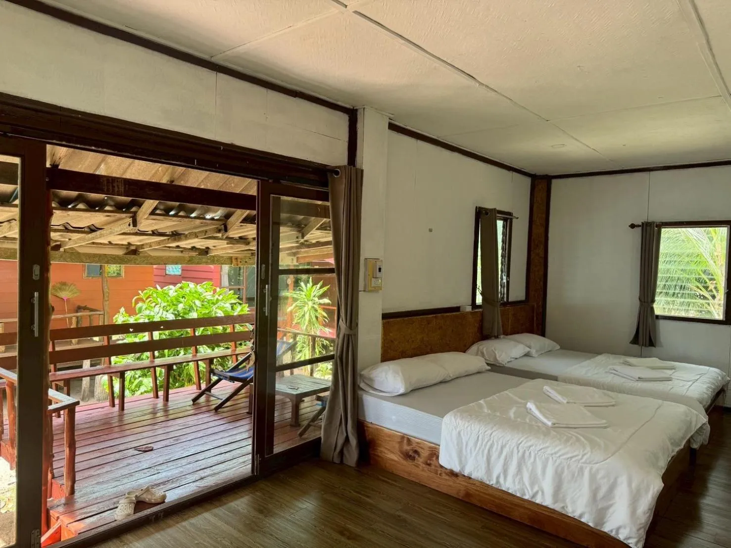 Bed in Libong Beach Resort
