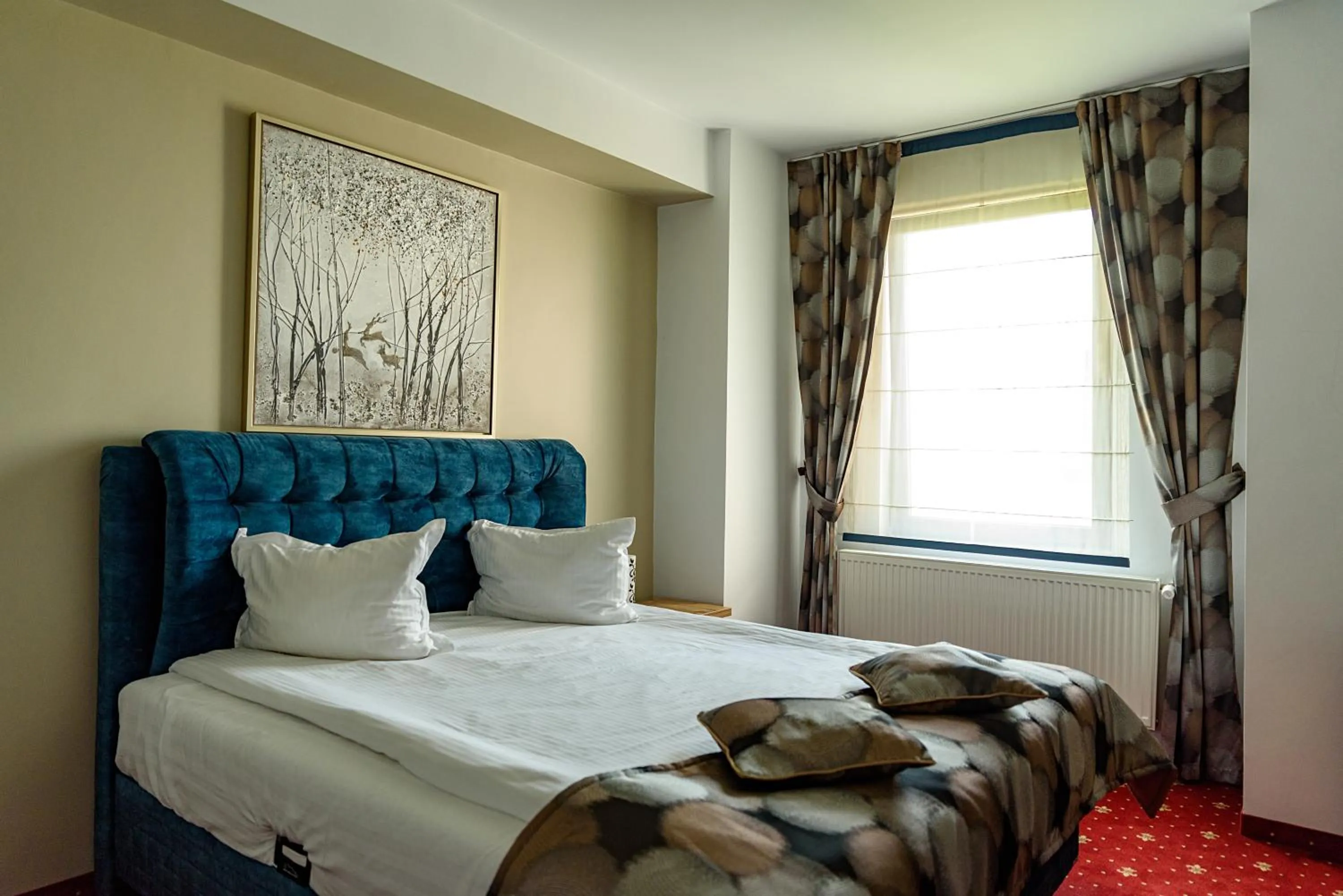 Bed in Hotel Stefani