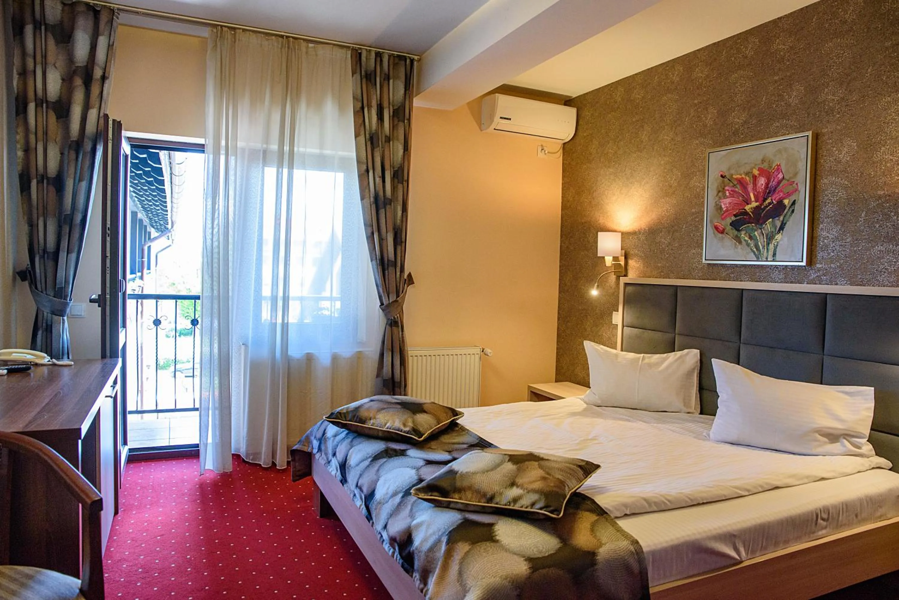 Bed in Hotel Stefani