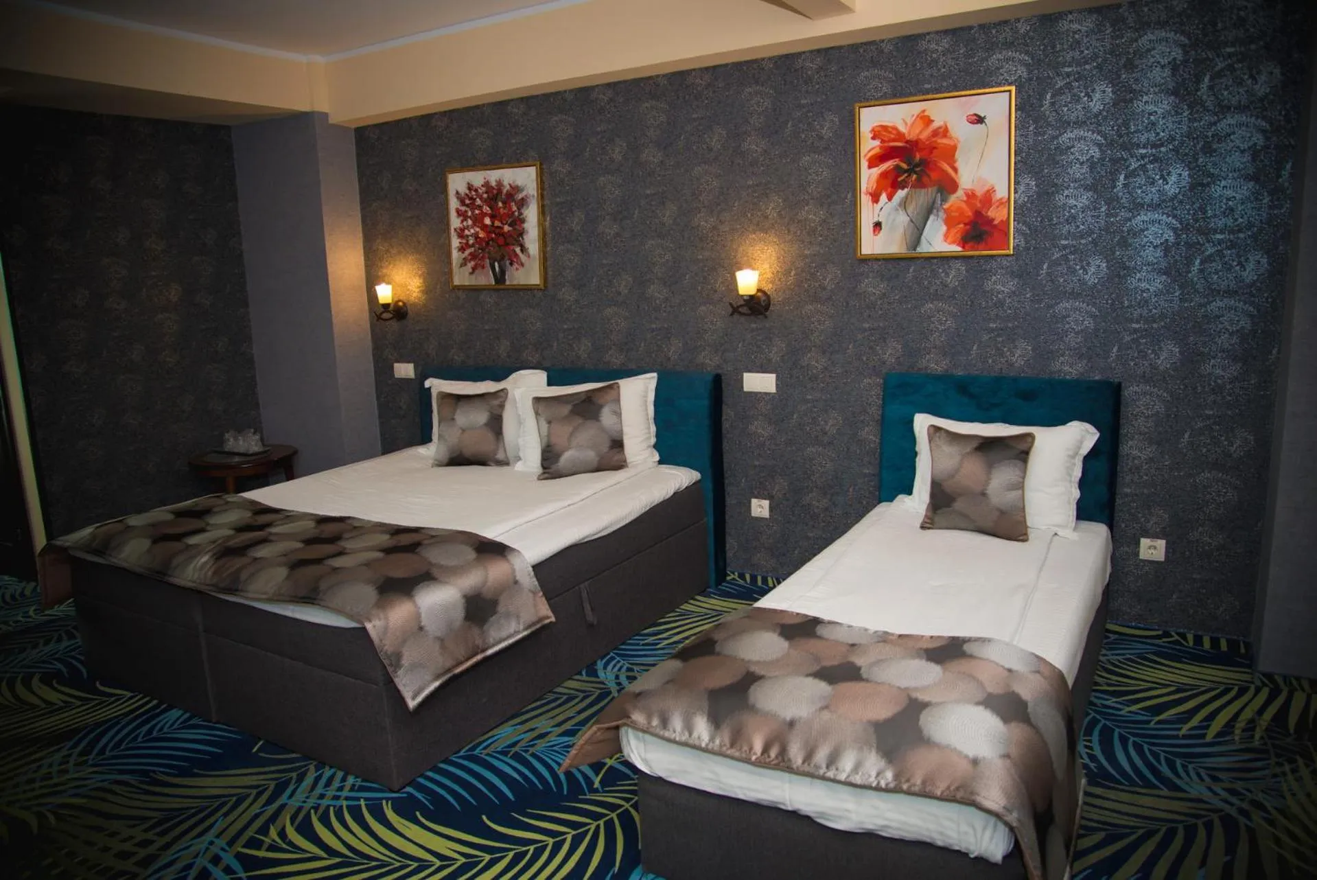 Bed in Hotel Stefani