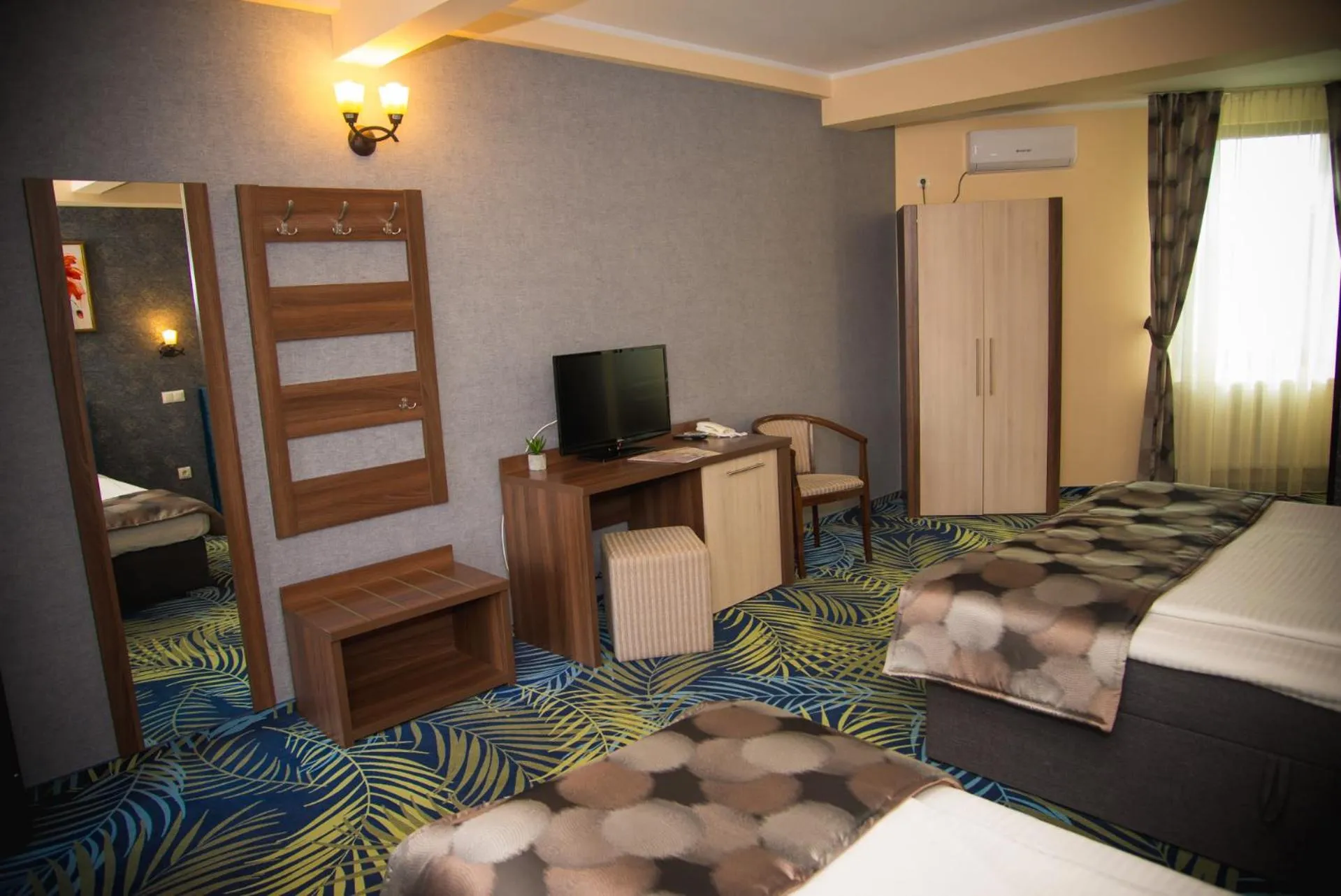 Bed in Hotel Stefani