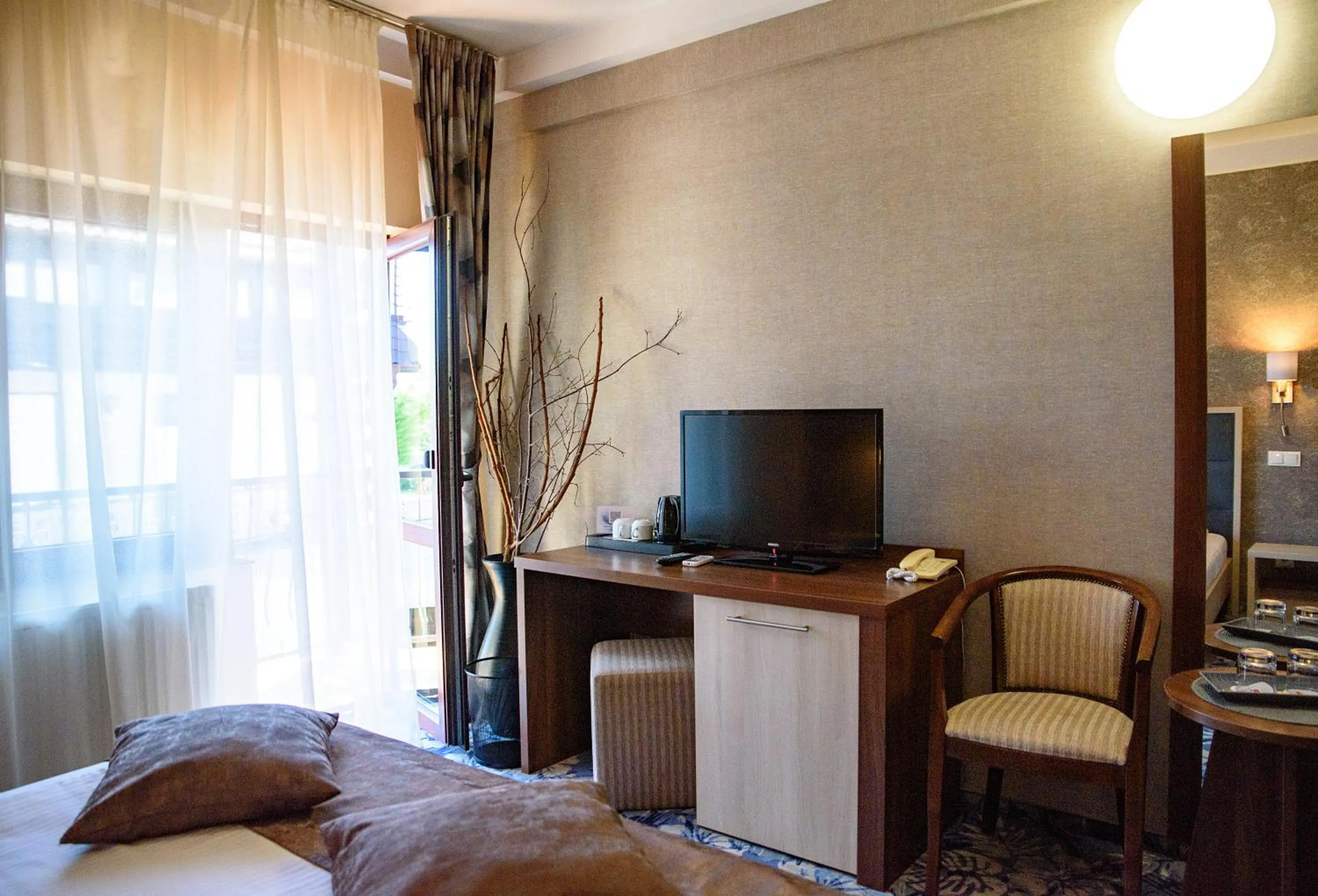 Bed in Hotel Stefani