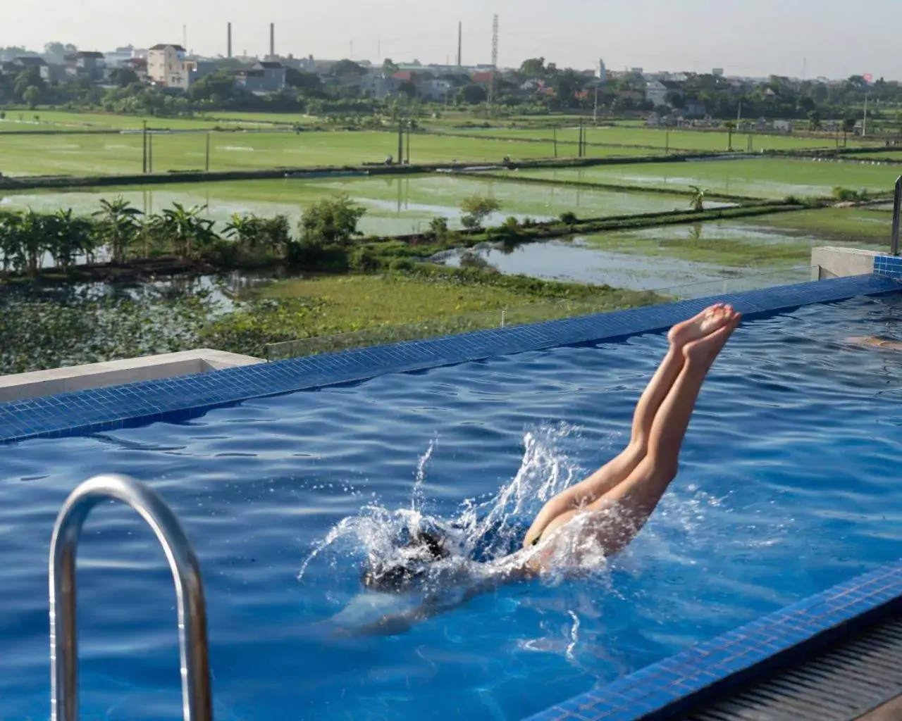 Swimming pool in Lalita Boutique Hotel & Spa Ninh Binh Swimming pool in Lalita Boutique Hotel & Spa Ninh Binh