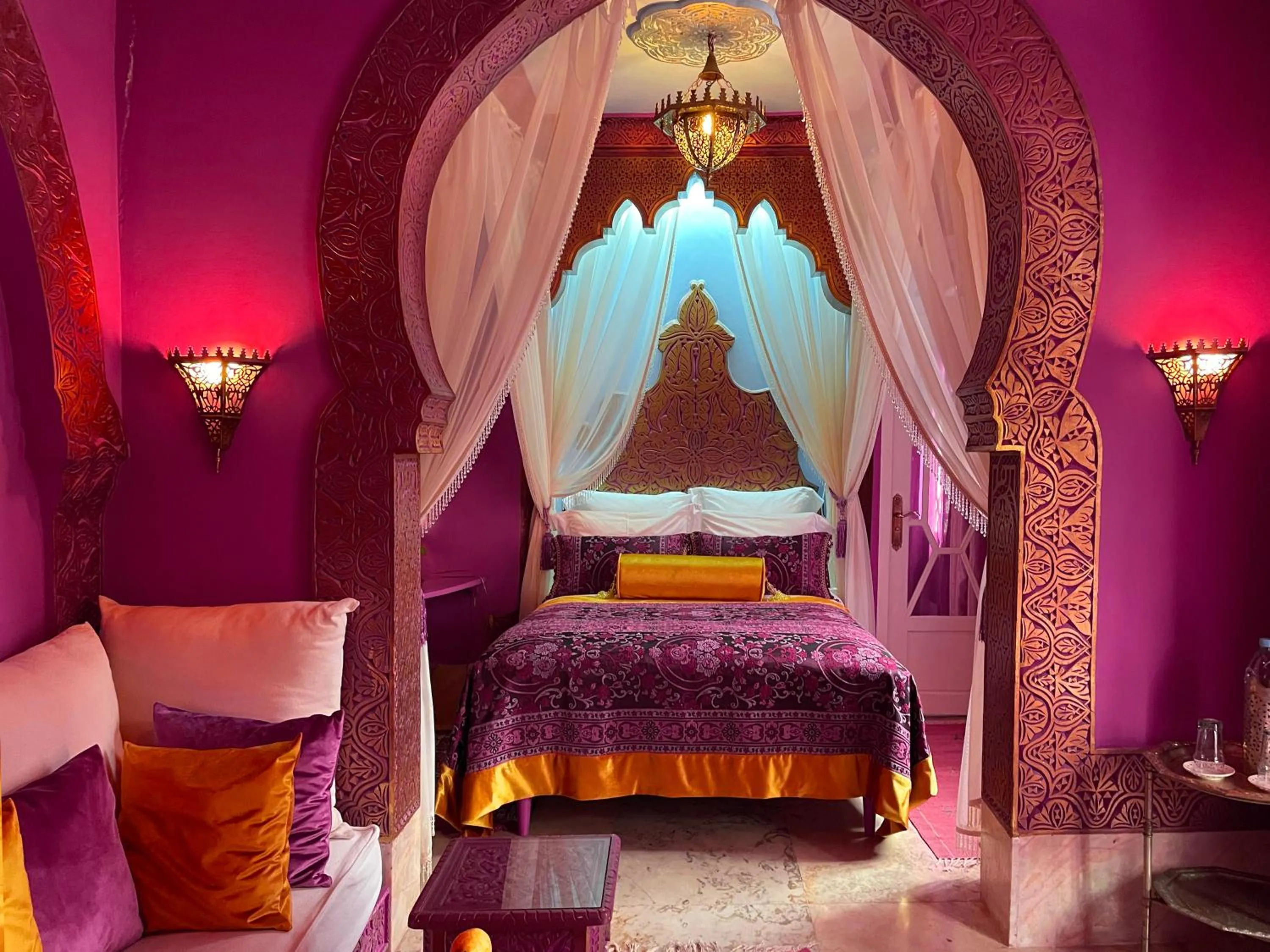 Photo of the whole room, Bed in Riad Dar El Malaika