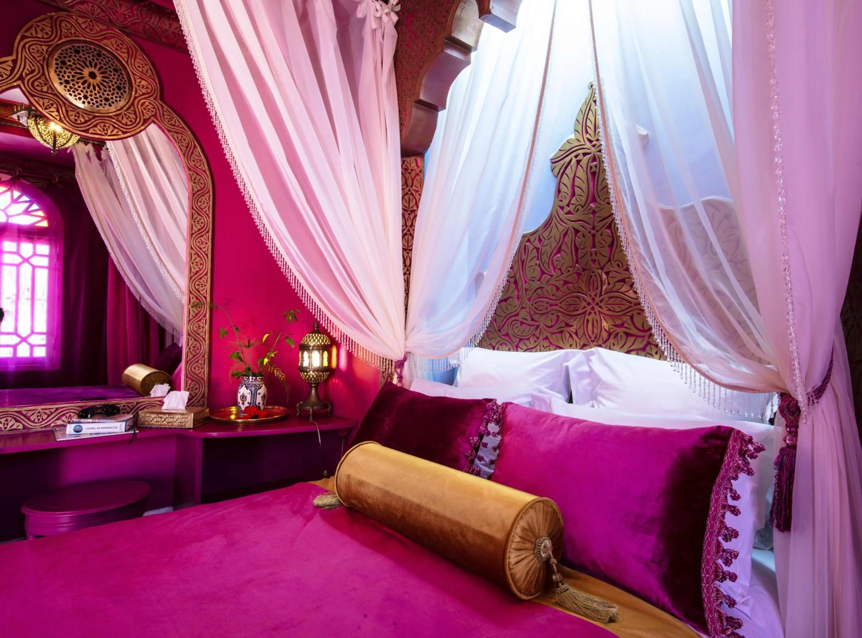 Bed in Riad Dar El Malaika