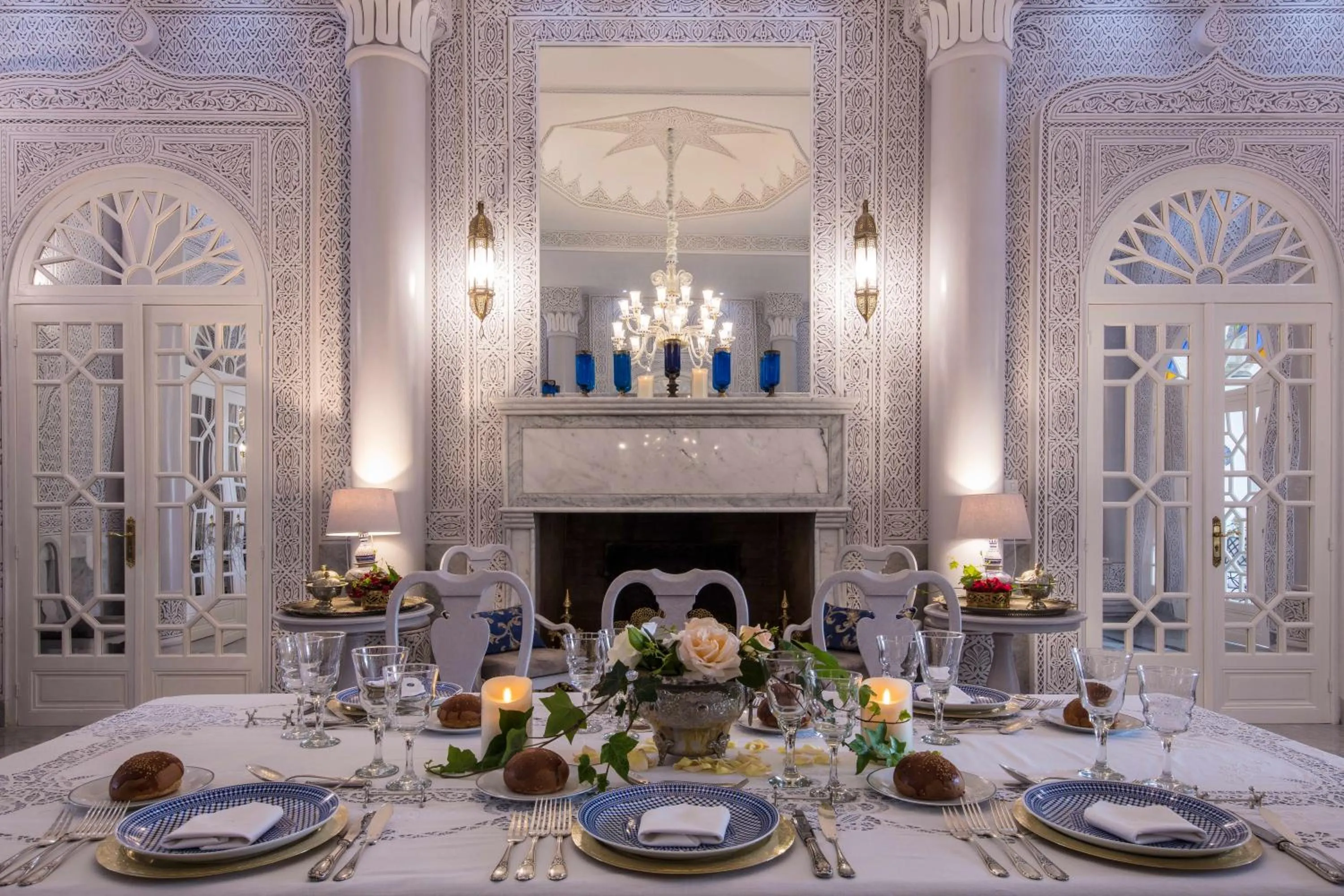 Living room in Riad Dar El Malaika